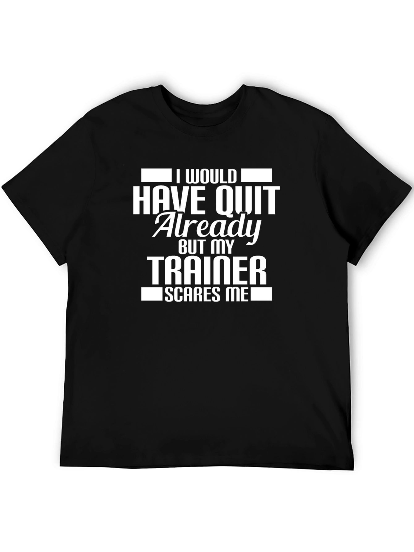 Camiseta Negra: Mi Entrenador Da Miedo