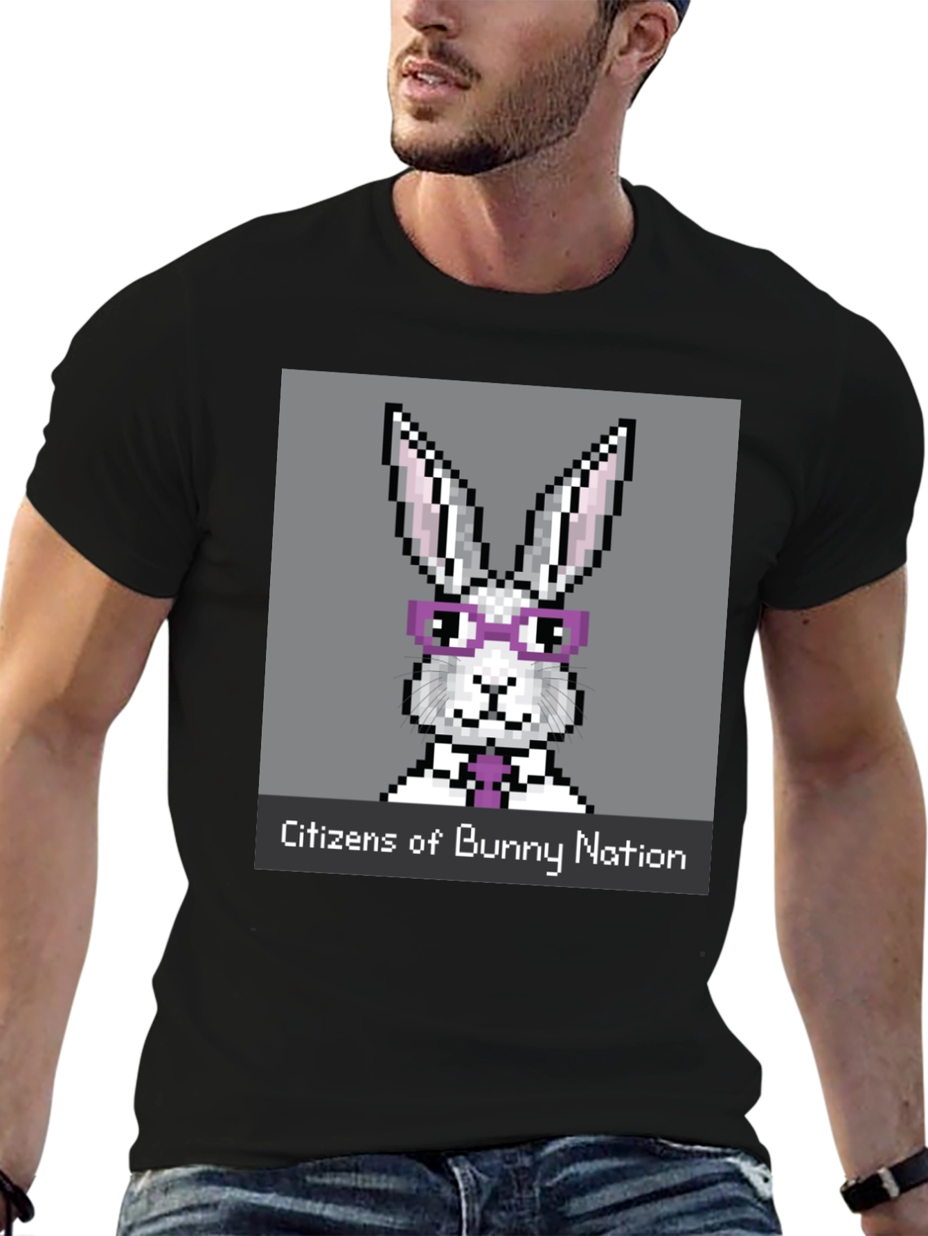Camiseta Negra Citizens of Bunny Nation