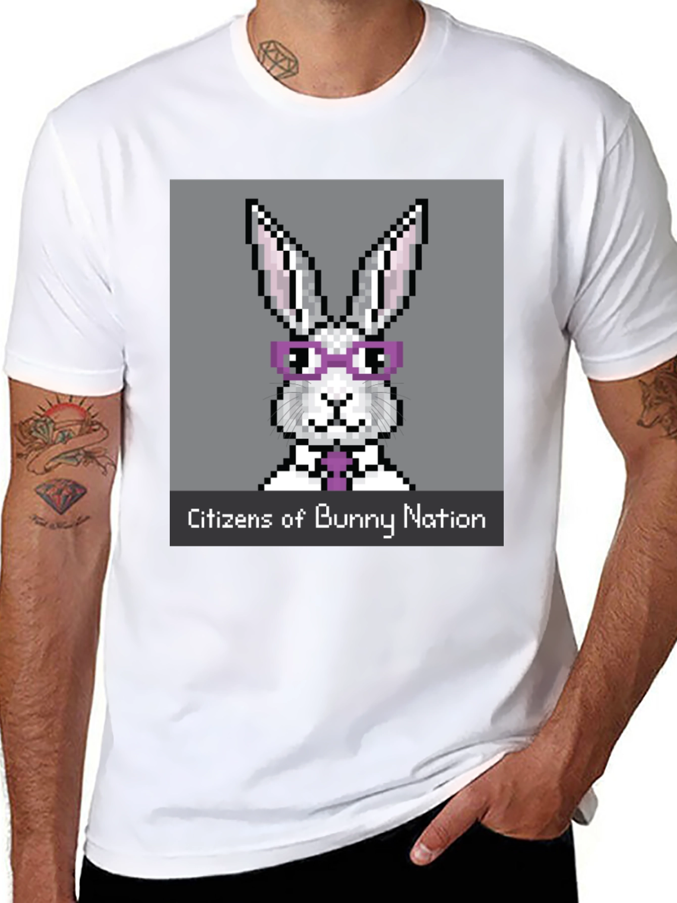 Camiseta Negra Citizens of Bunny Nation