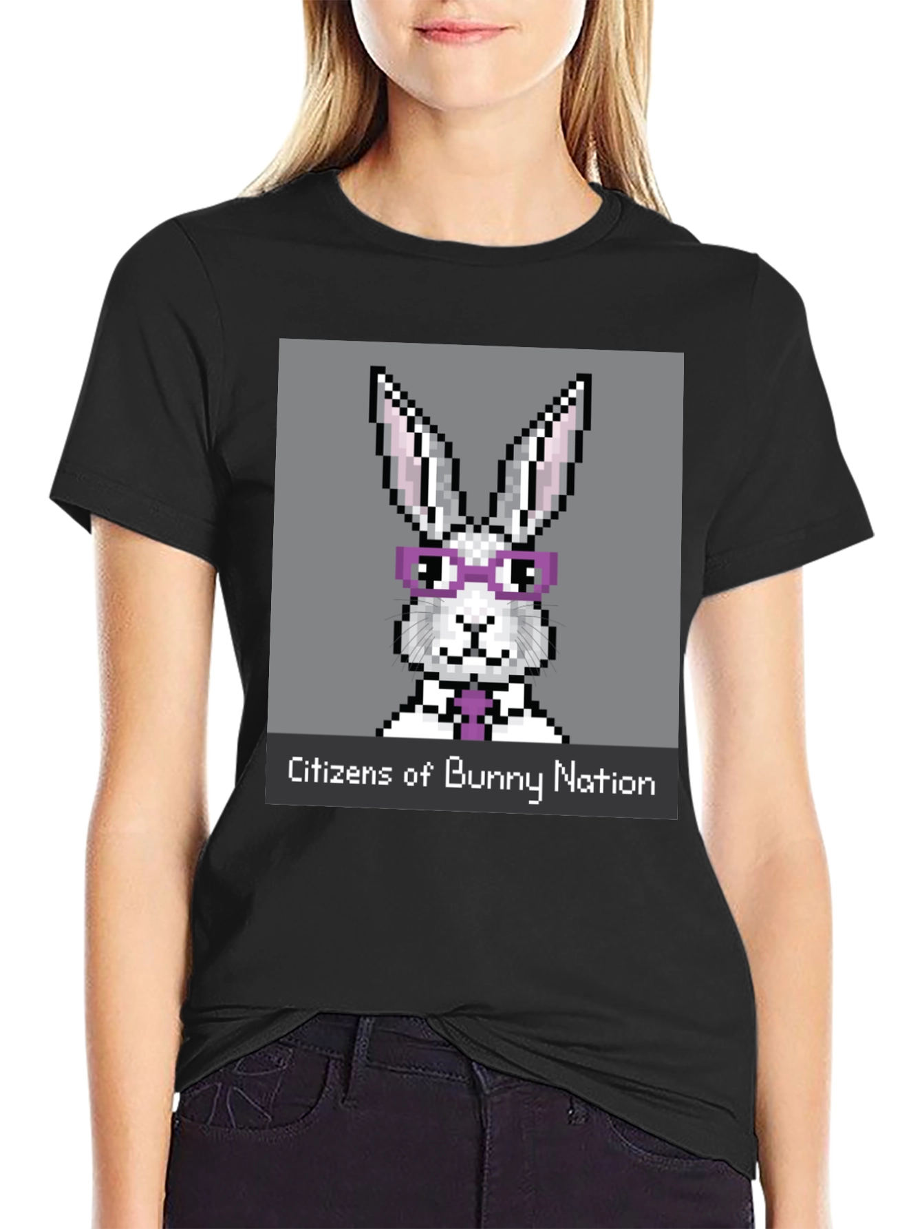 Camiseta Negra Citizens of Bunny Nation