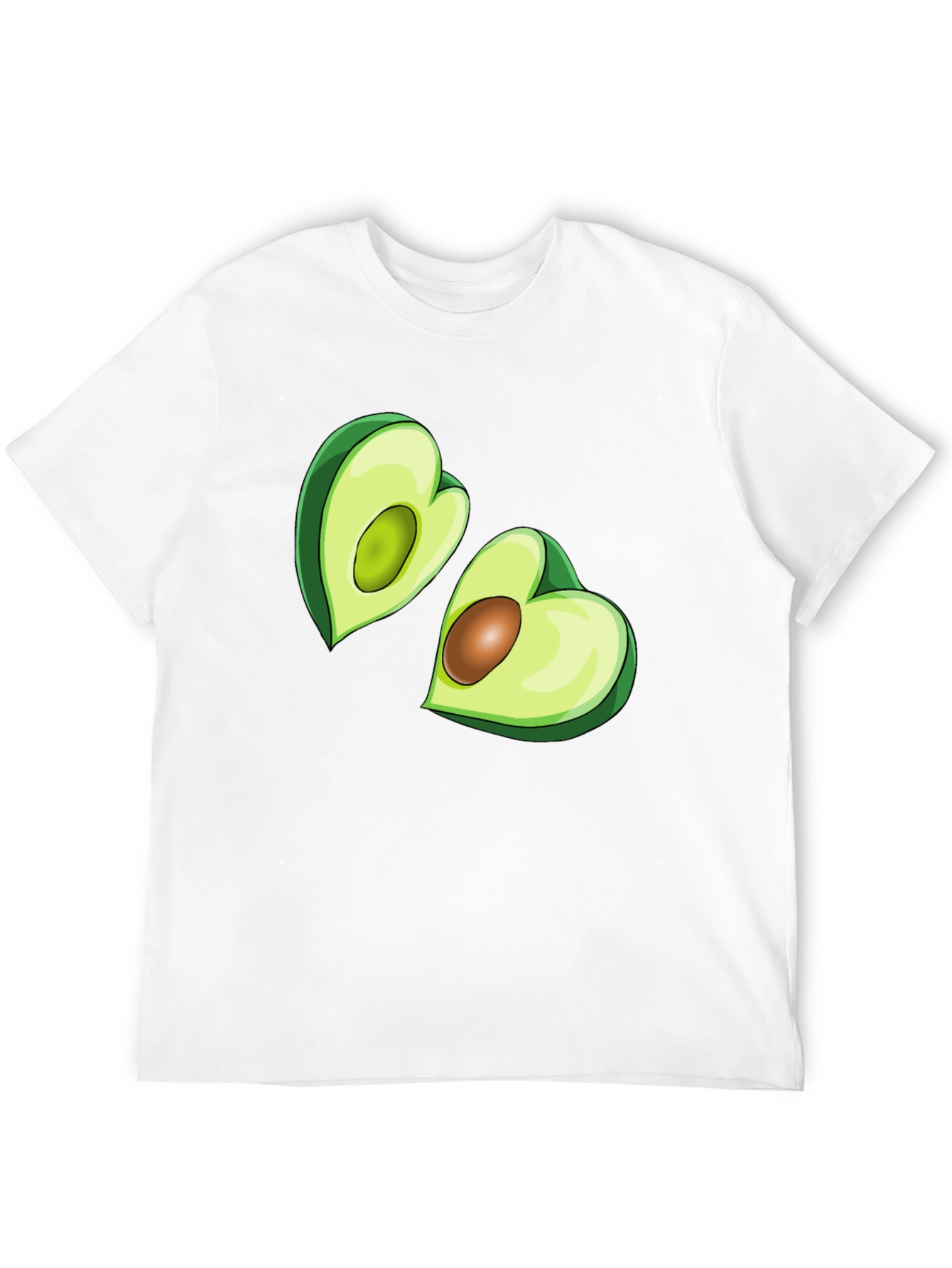 Camiseta Negra con Aguacates Enamorados