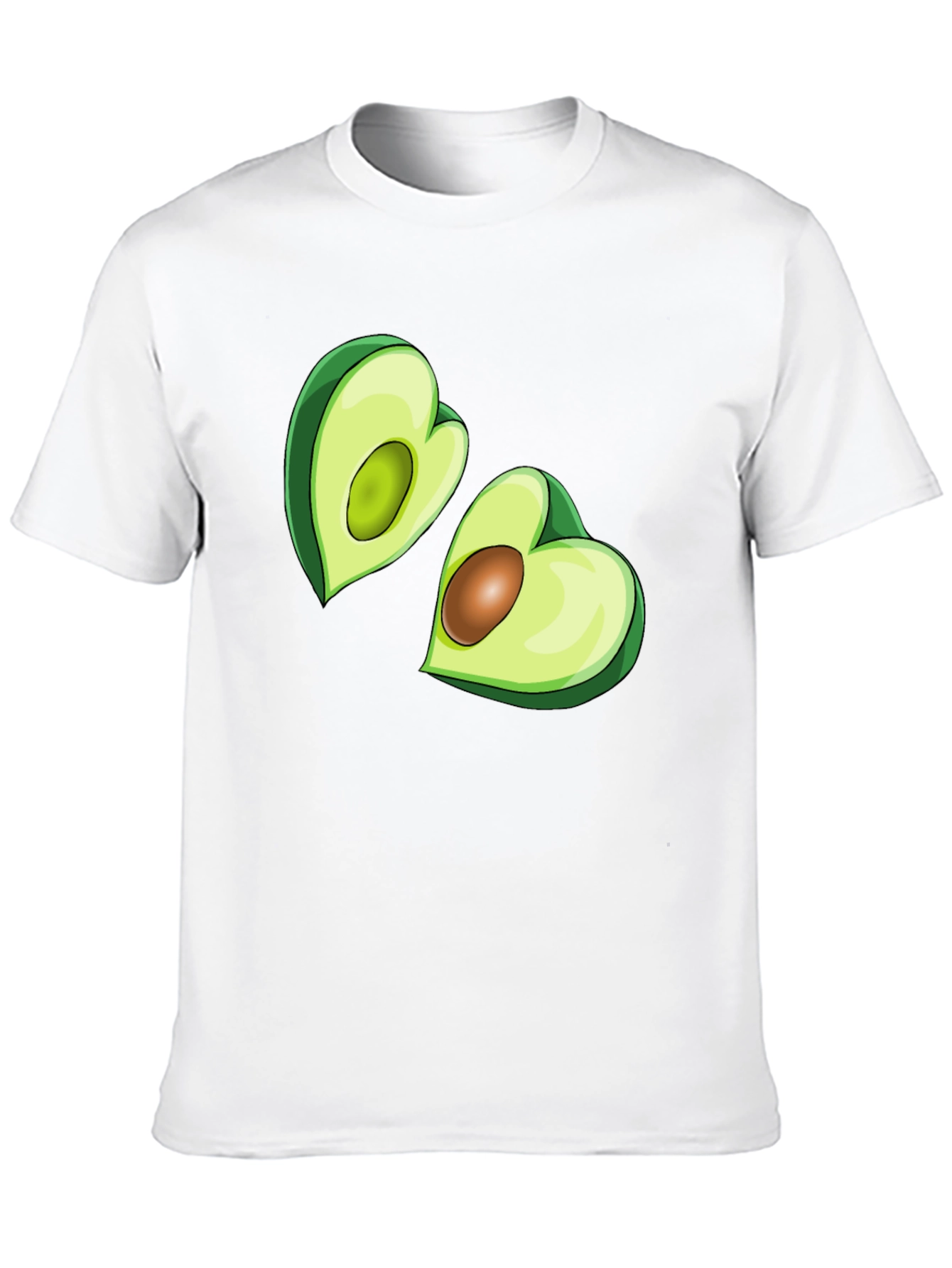 Camiseta Negra con Aguacates Enamorados