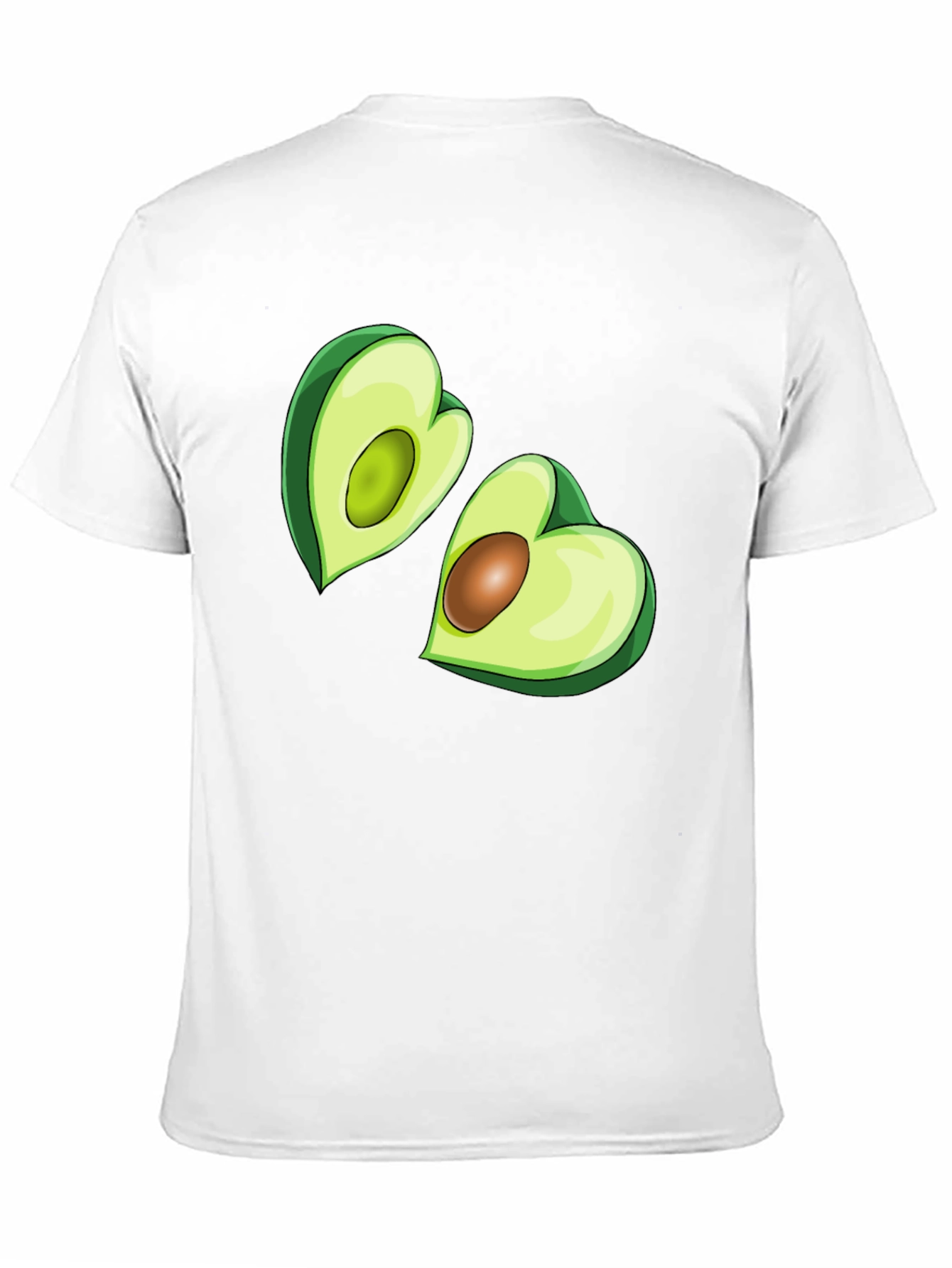 Camiseta Negra con Aguacates Enamorados
