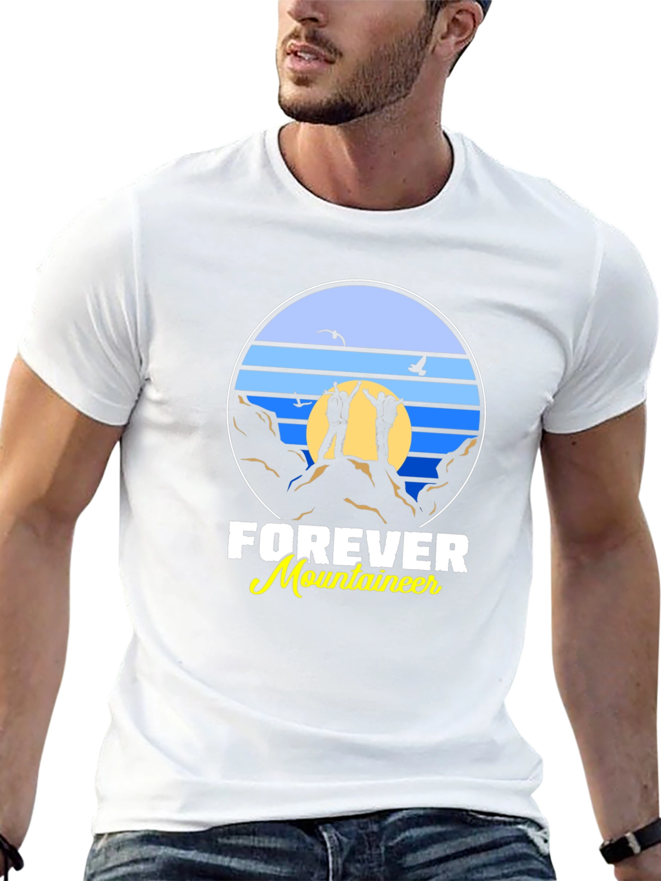Camiseta Negra Forever Mountaineer