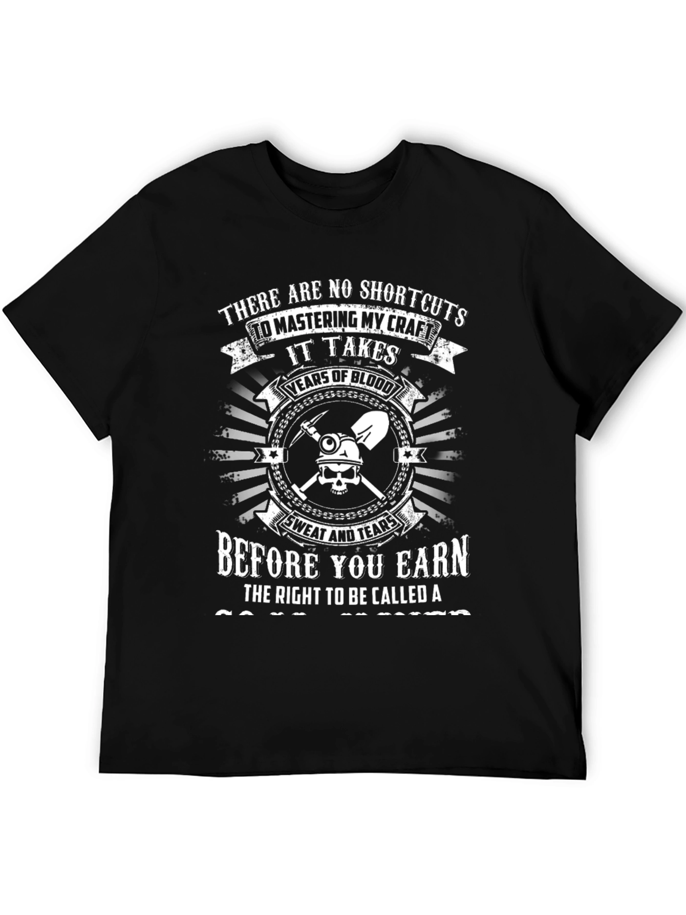 Camiseta Negra: Sin Atajos Para Dominar el Oficio
