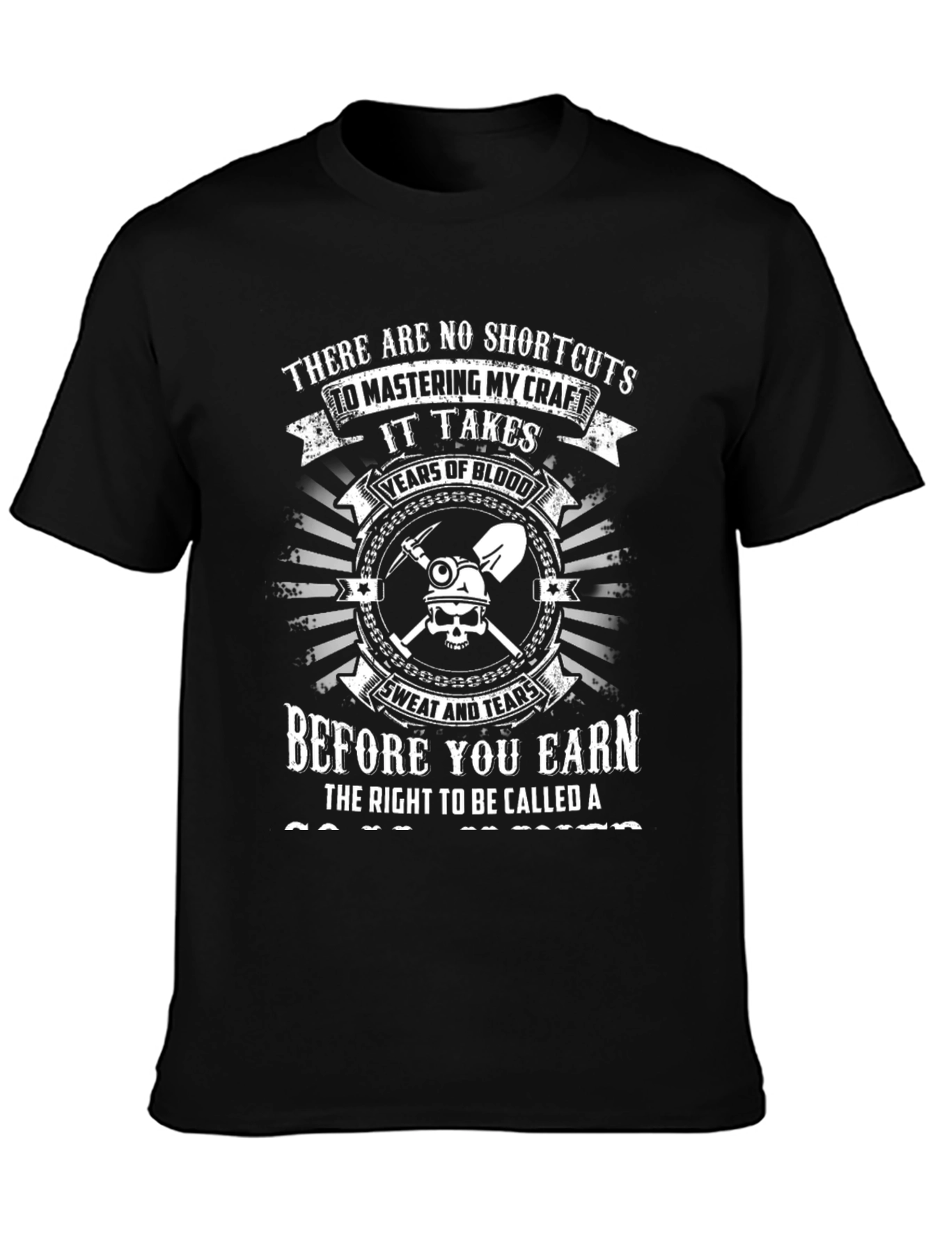 Camiseta Negra: Sin Atajos Para Dominar el Oficio