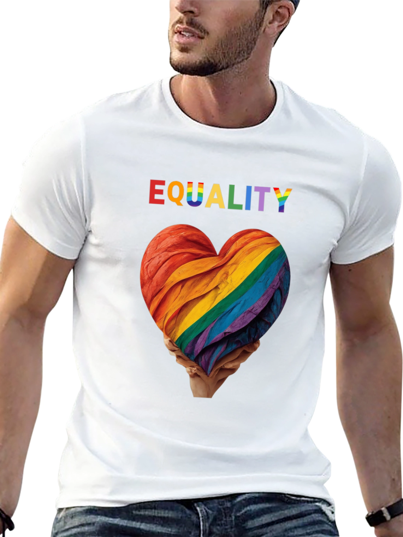 Camiseta Igualdad Corazón Orgullo LGBTQ