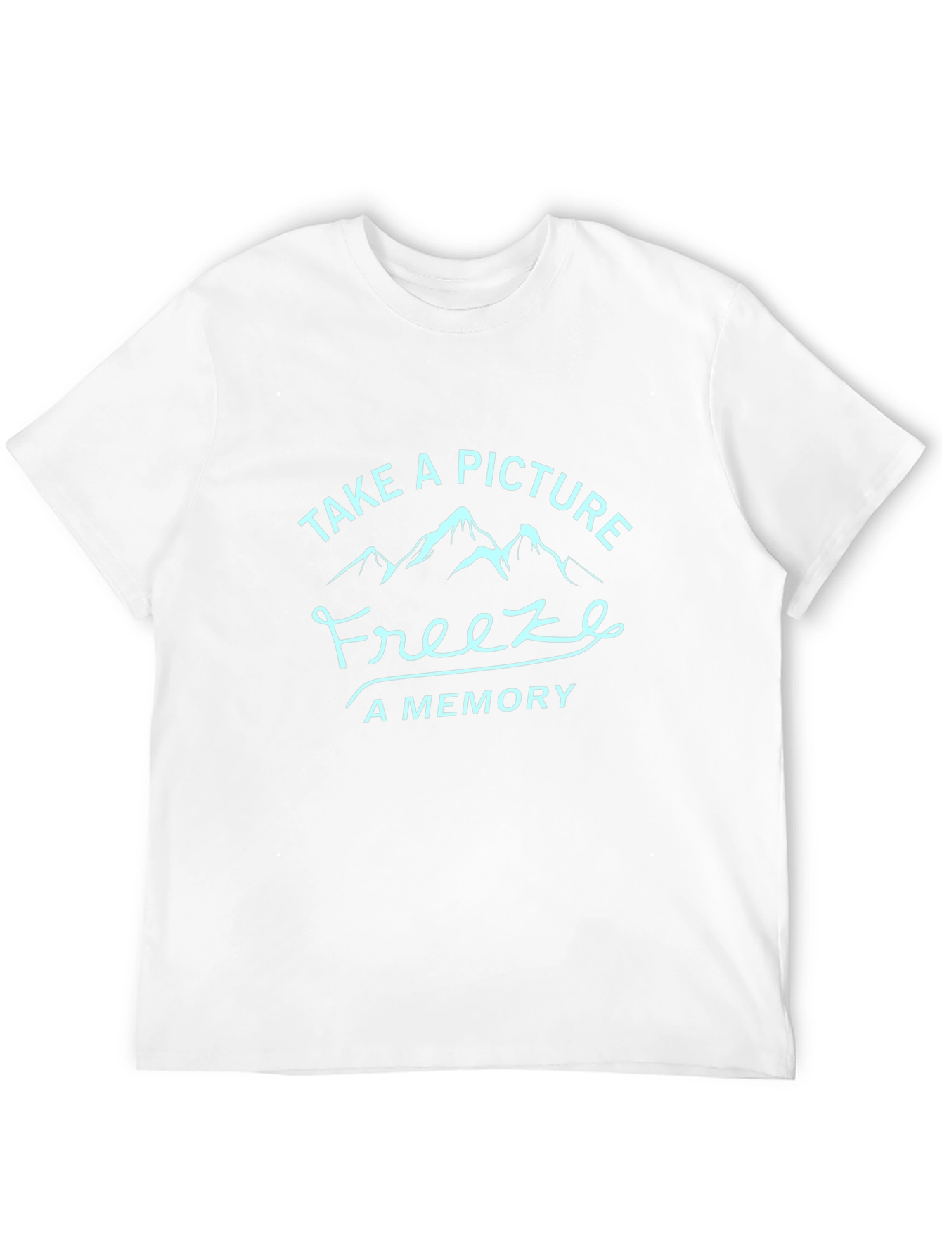 Camiseta Negra Take a Picture Freeze a Memory