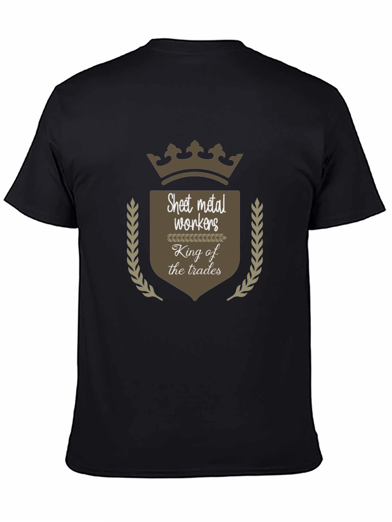 Camiseta Negra: Rey de la Chapa Metálica