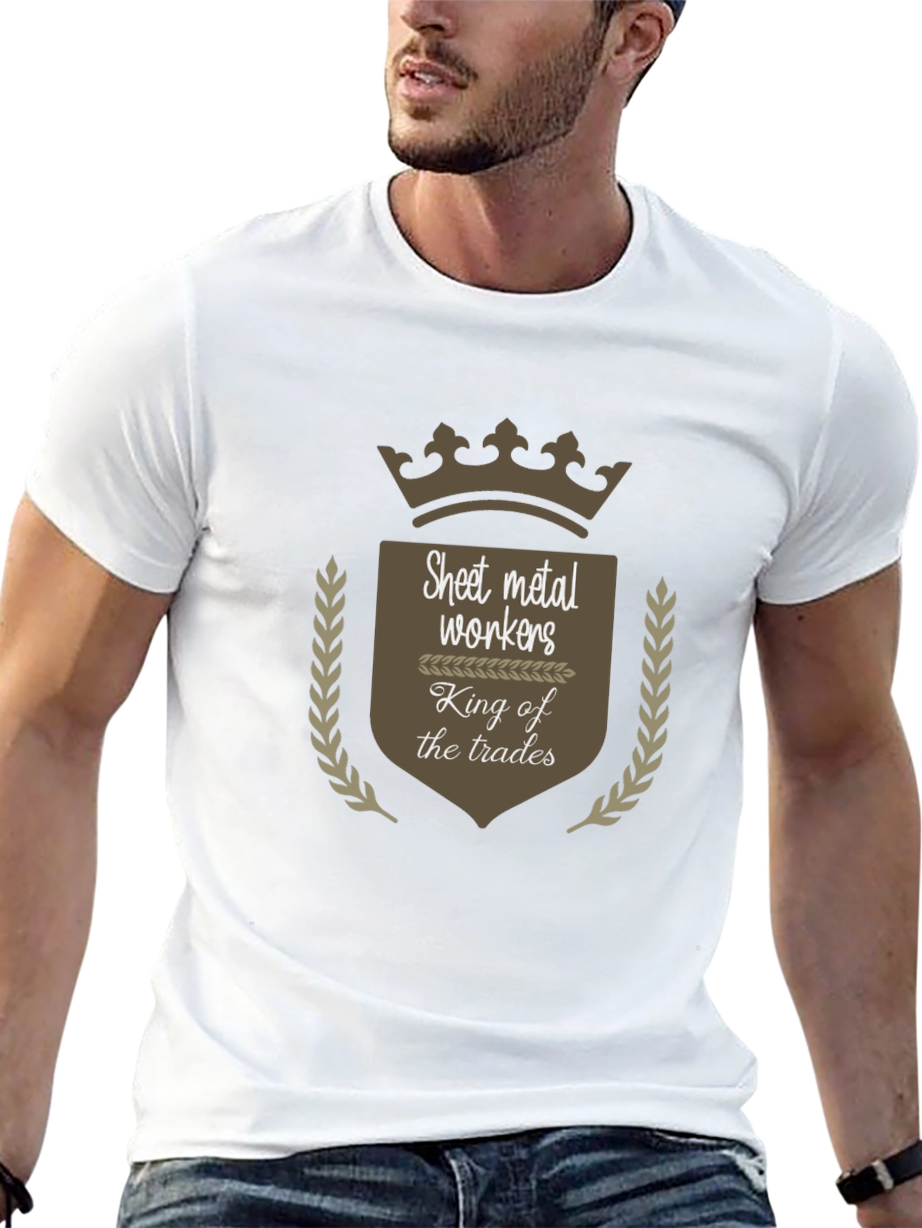Camiseta Negra: Rey de la Chapa Metálica