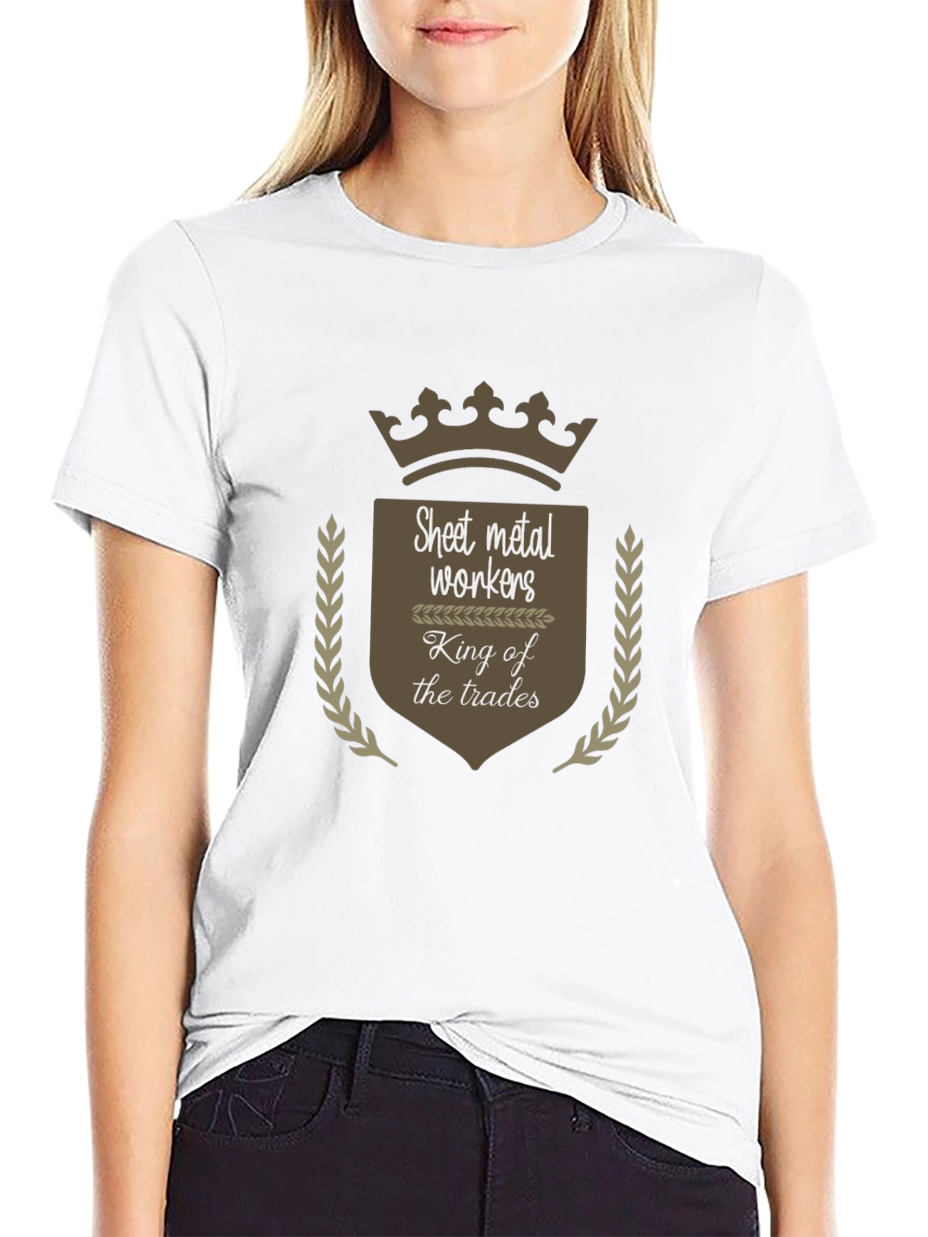 Camiseta Negra: Rey de la Chapa Metálica