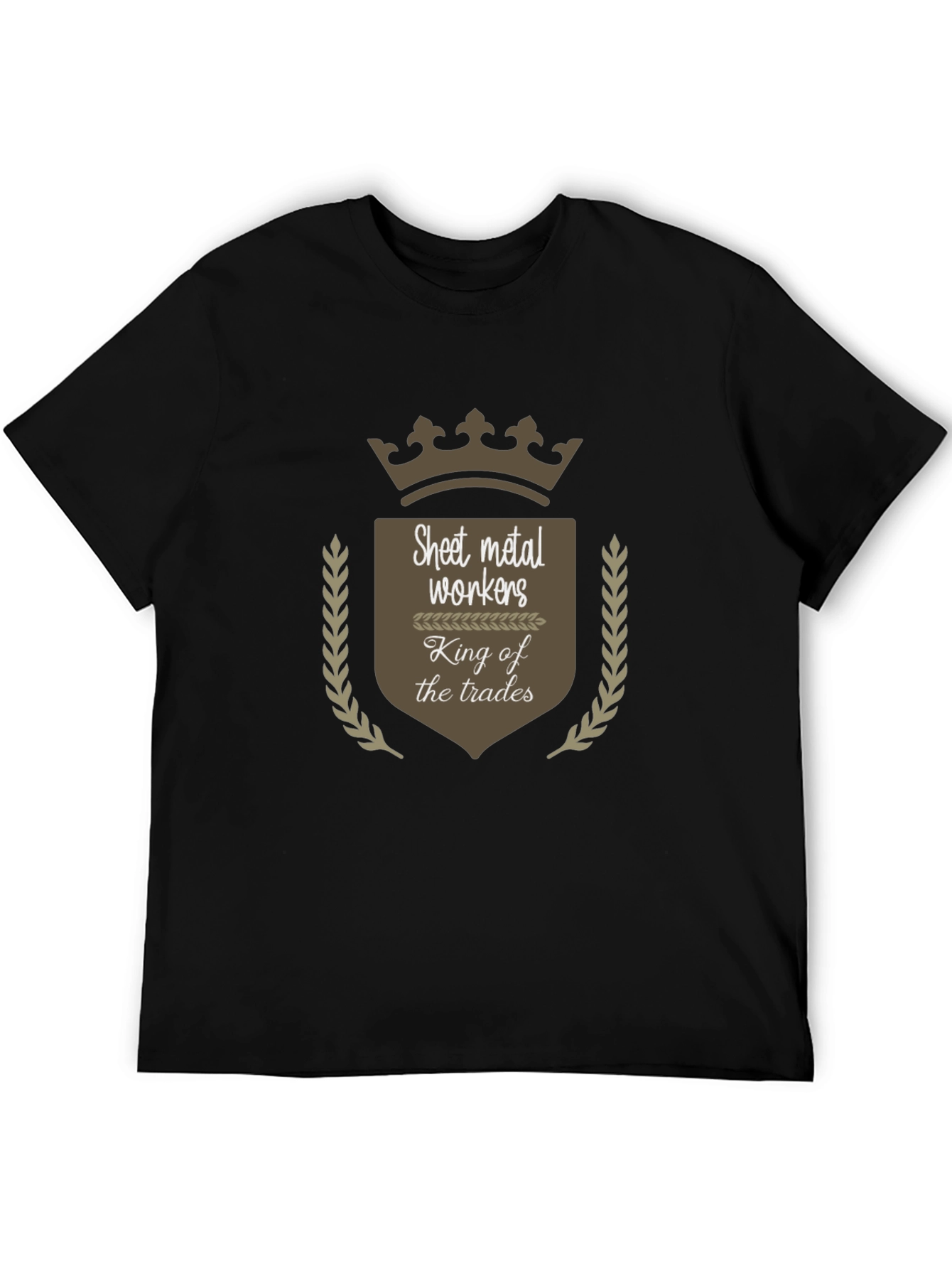 Camiseta Negra: Rey de la Chapa Metálica