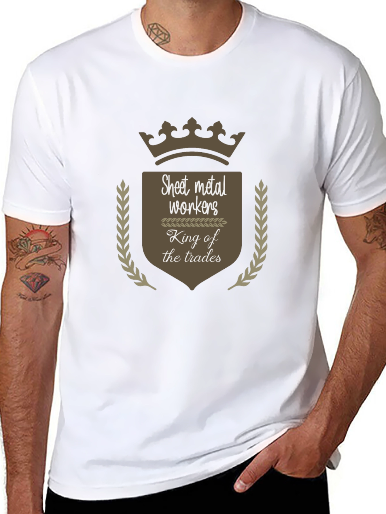 Camiseta Negra: Rey de la Chapa Metálica