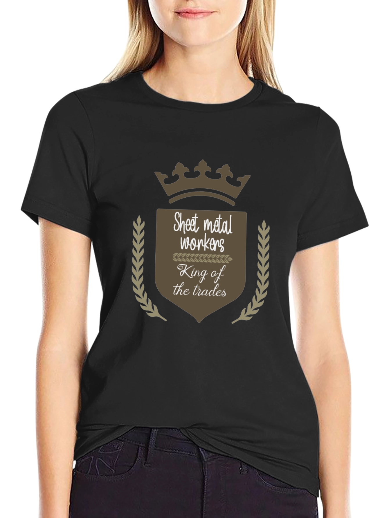 Camiseta Negra: Rey de la Chapa Metálica