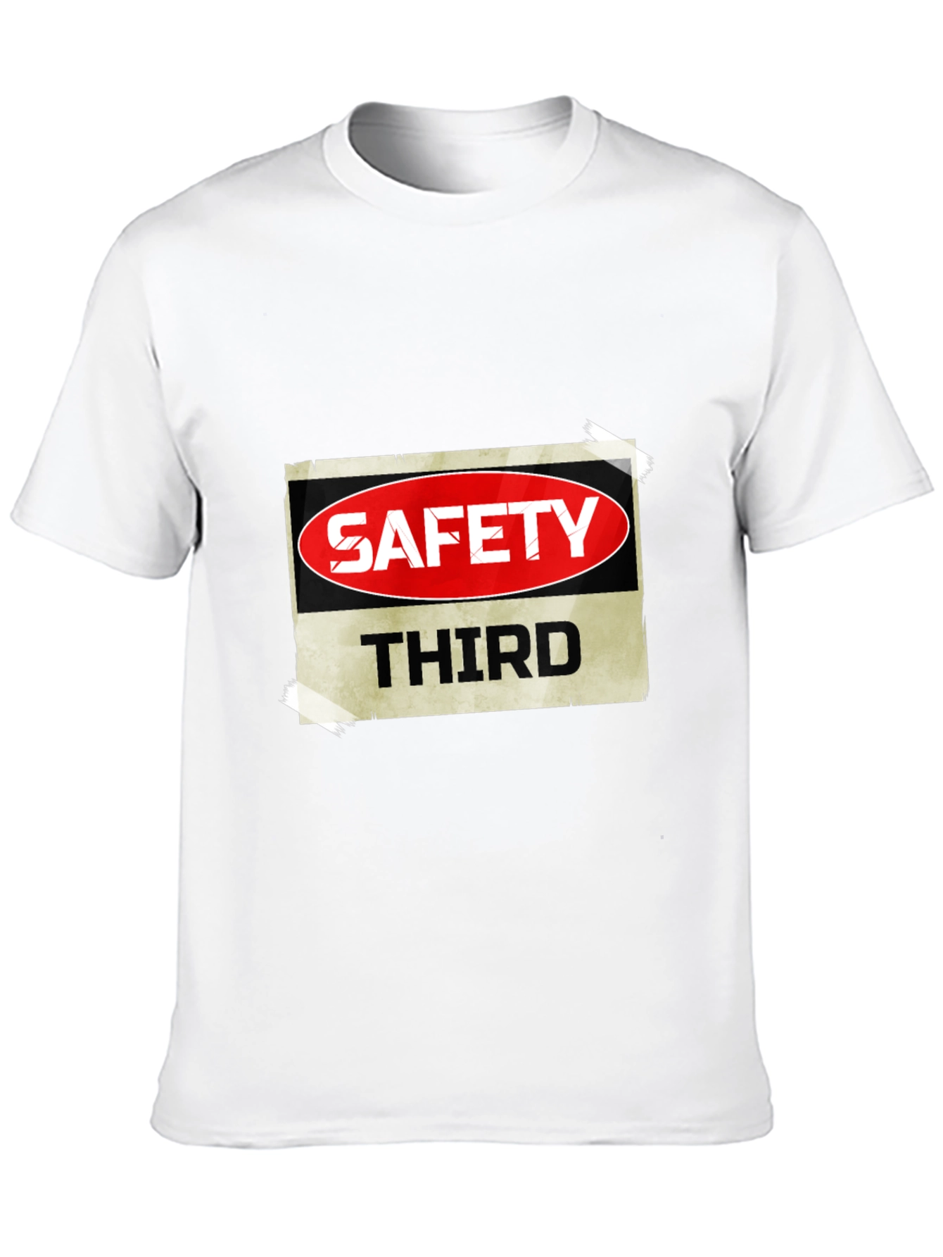Camiseta Negra Safety Third para Hombre