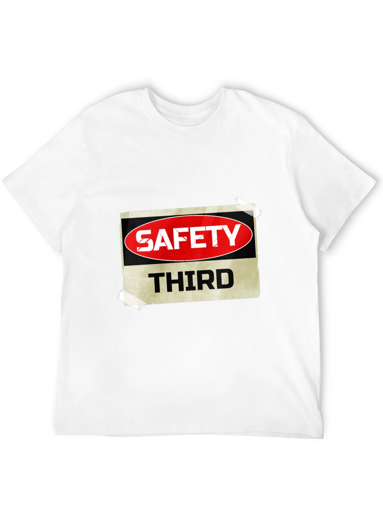 Camiseta Negra Safety Third para Hombre