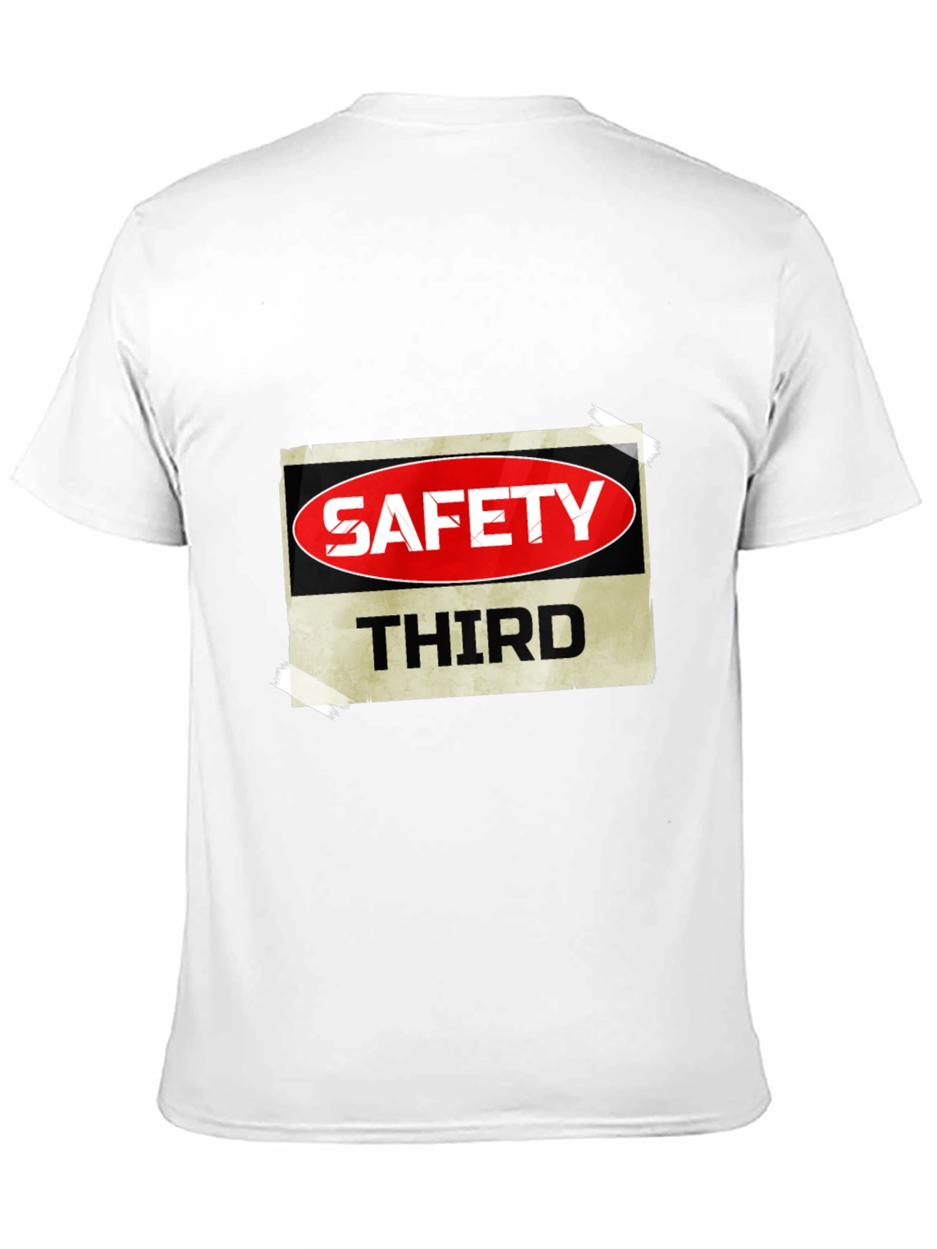 Camiseta Negra Safety Third para Hombre