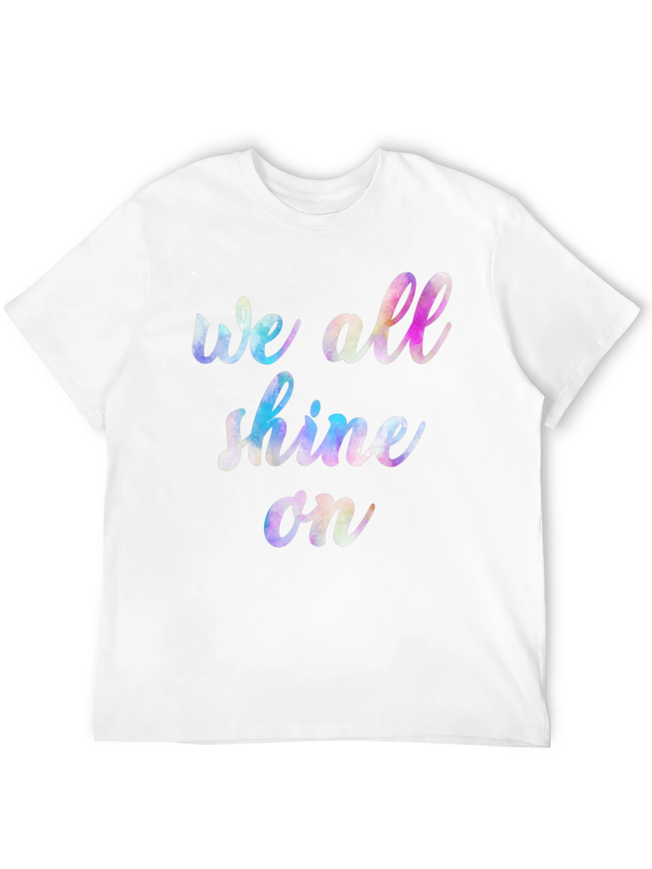 Camiseta Negra Unisex We All Shine On