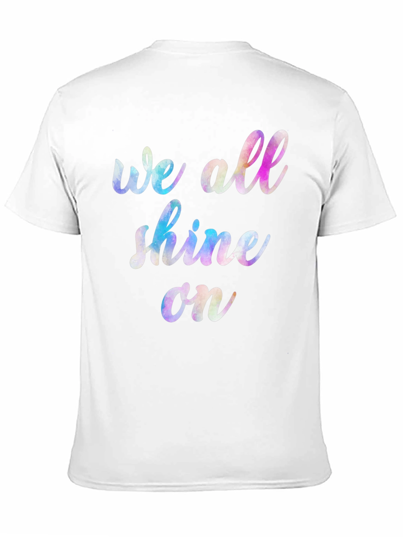 Camiseta Negra Unisex We All Shine On