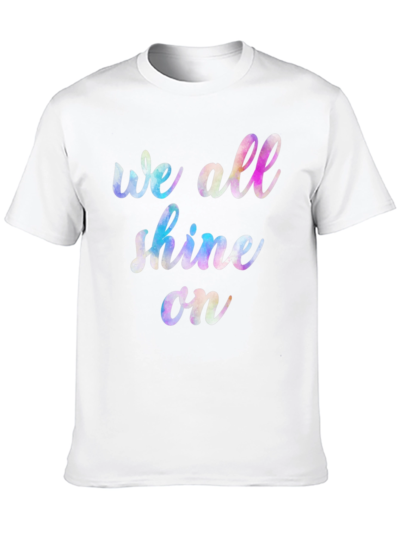 Camiseta Negra Unisex We All Shine On