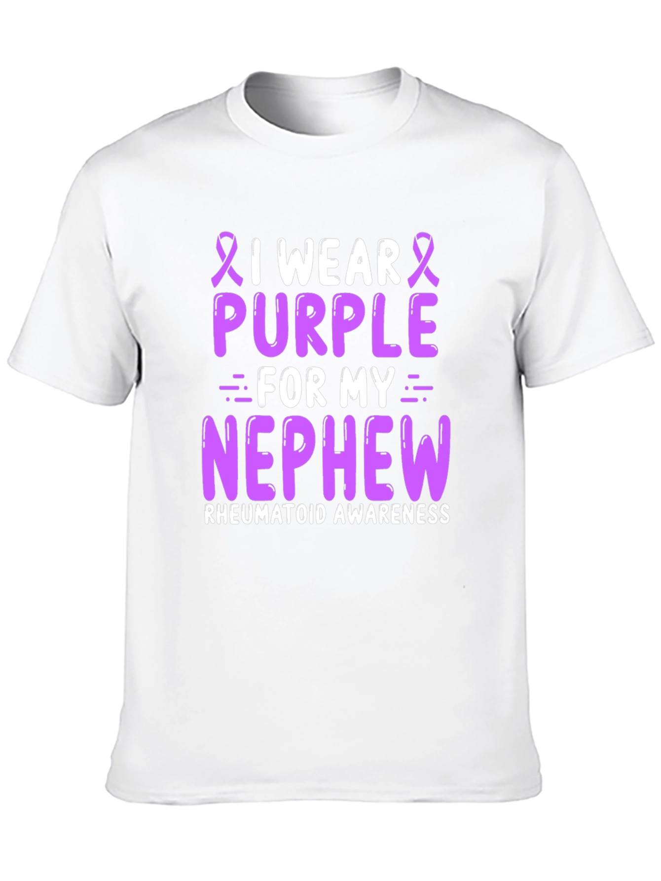 Camiseta Purple for my Nephew Concienciación Artritis