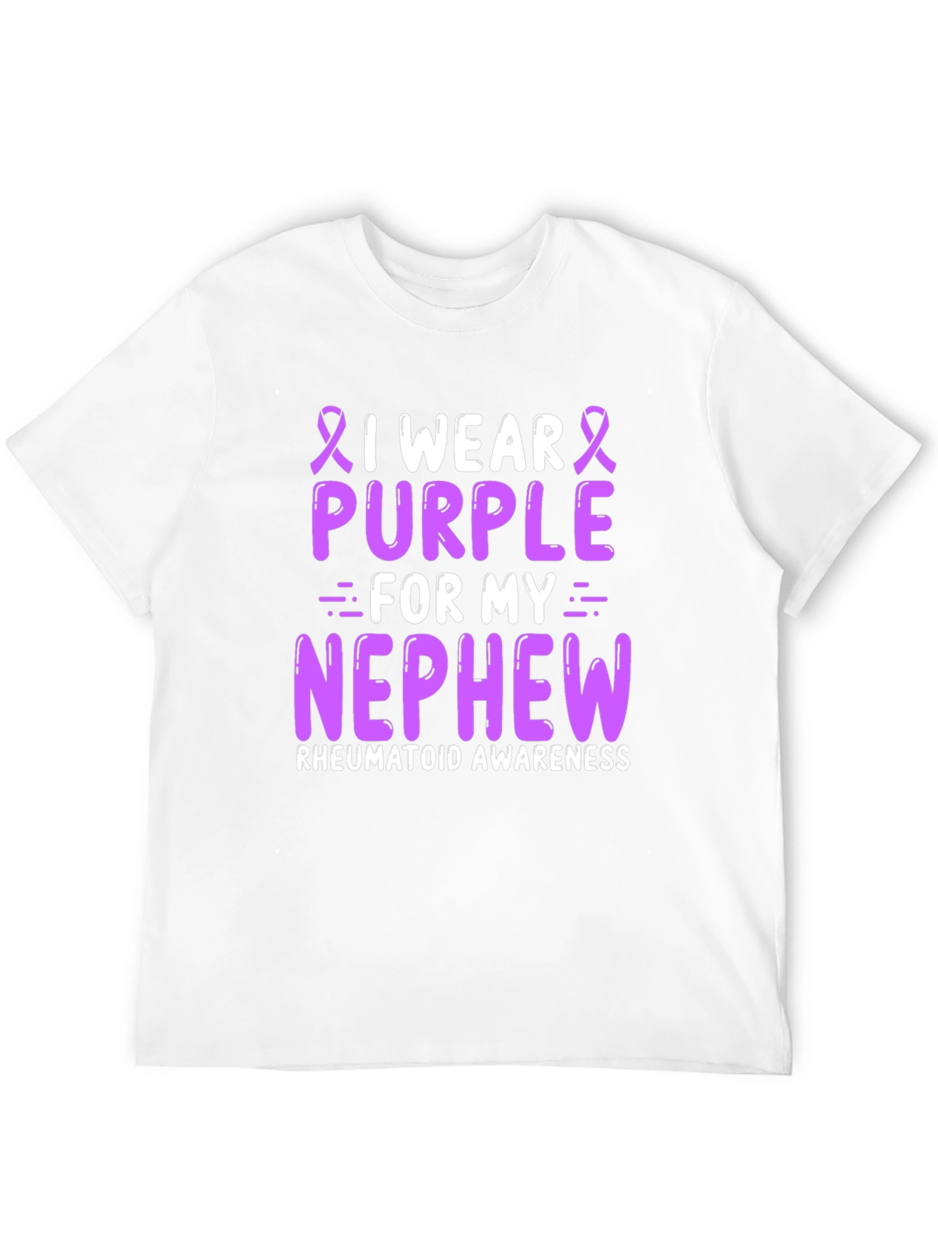 Camiseta Purple for my Nephew Concienciación Artritis
