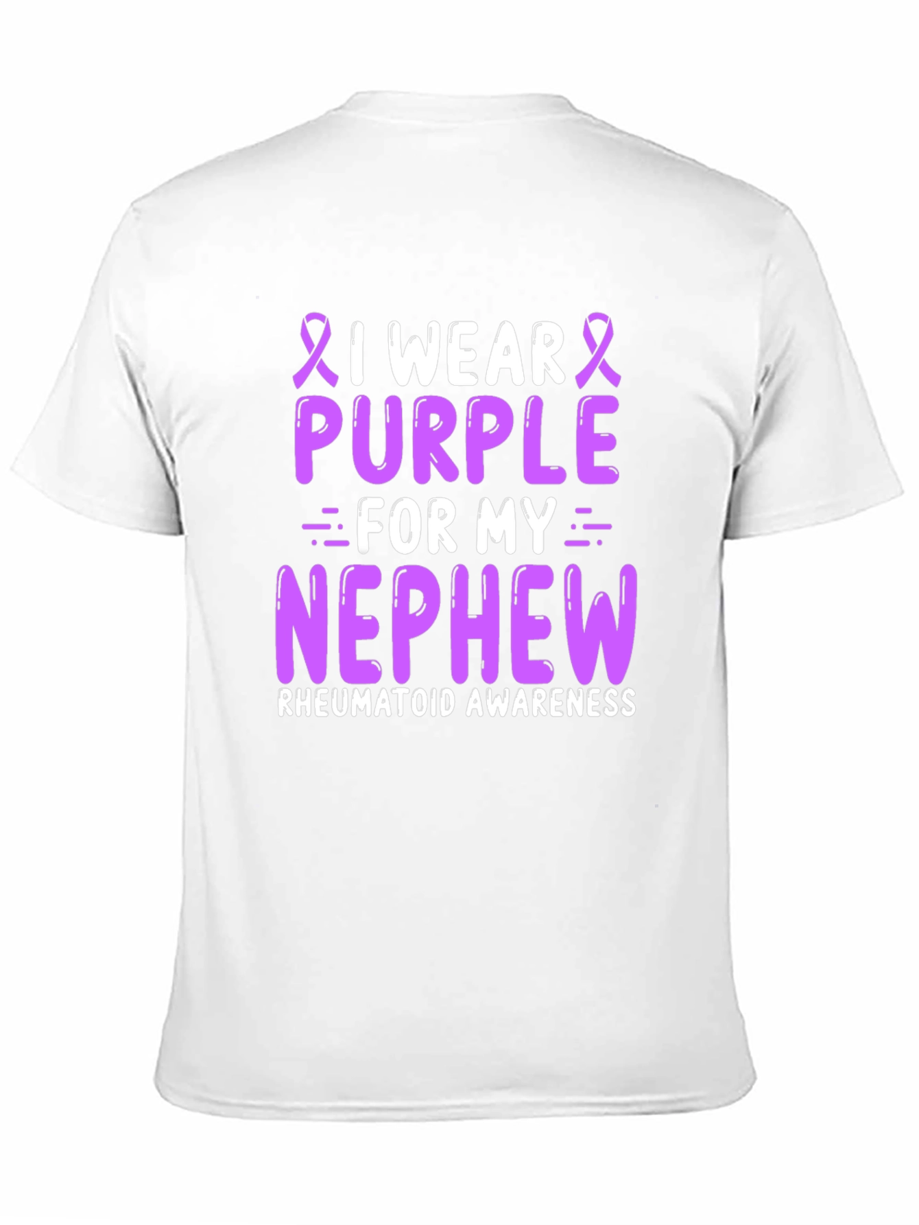 Camiseta Purple for my Nephew Concienciación Artritis