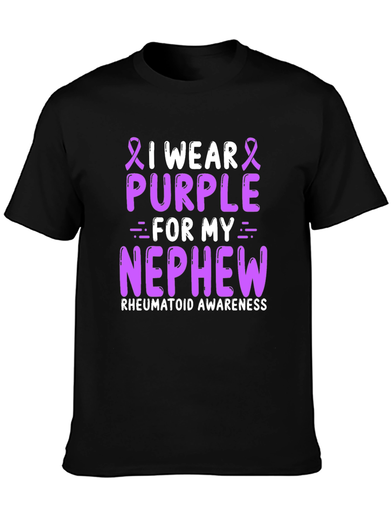 Camiseta Purple for my Nephew Concienciación Artritis