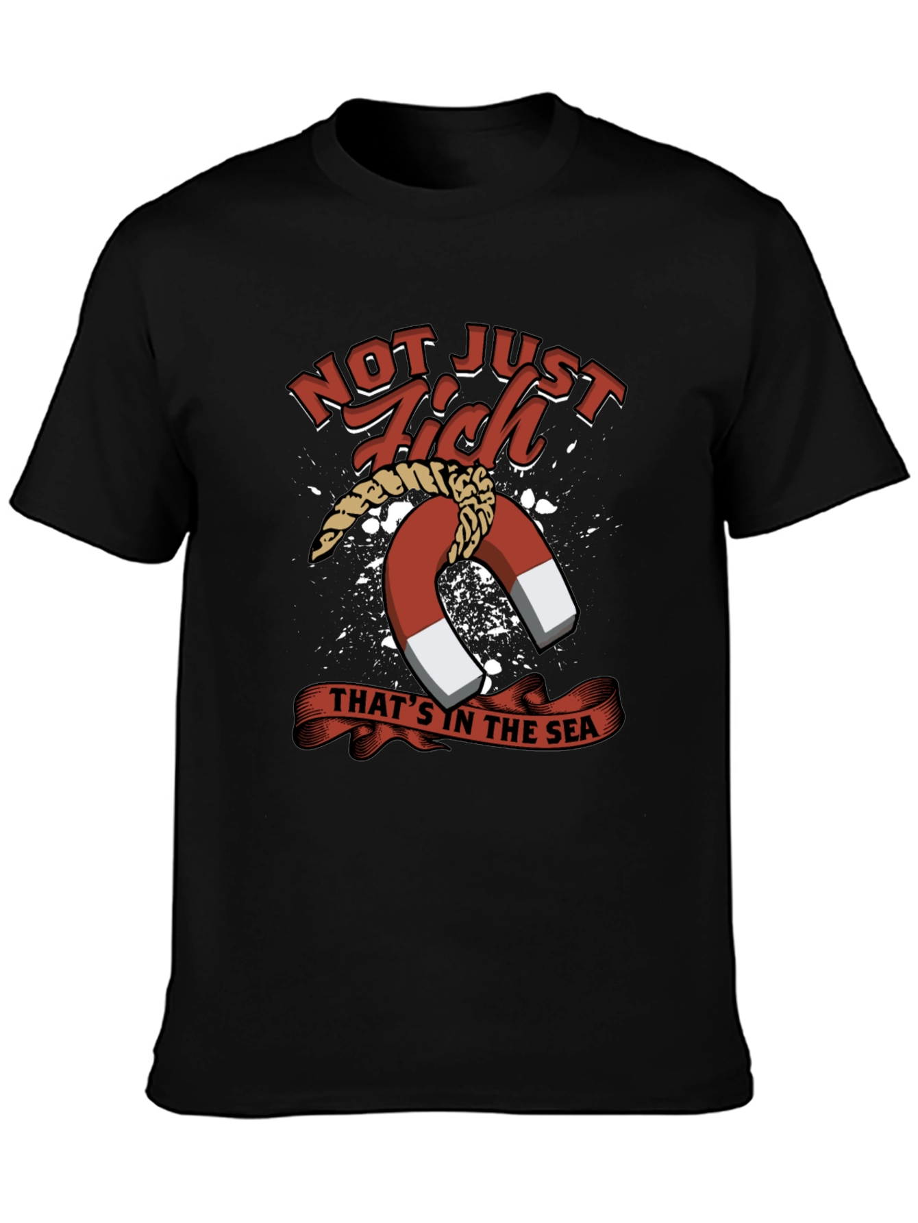 Camiseta Hombre: No solo peces tesoros del mar