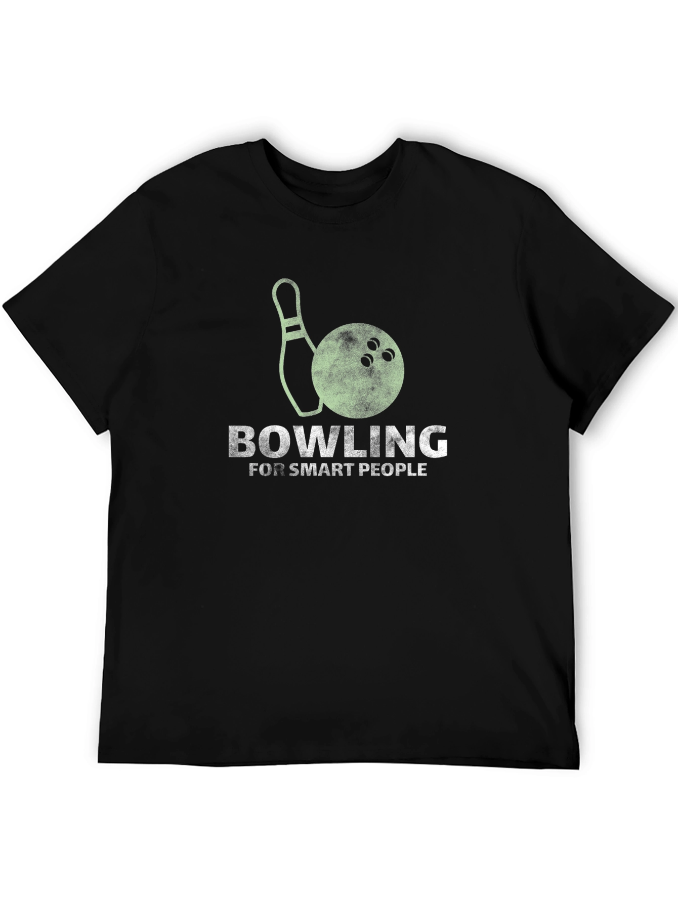 Camiseta Negra Bowling For Smart People