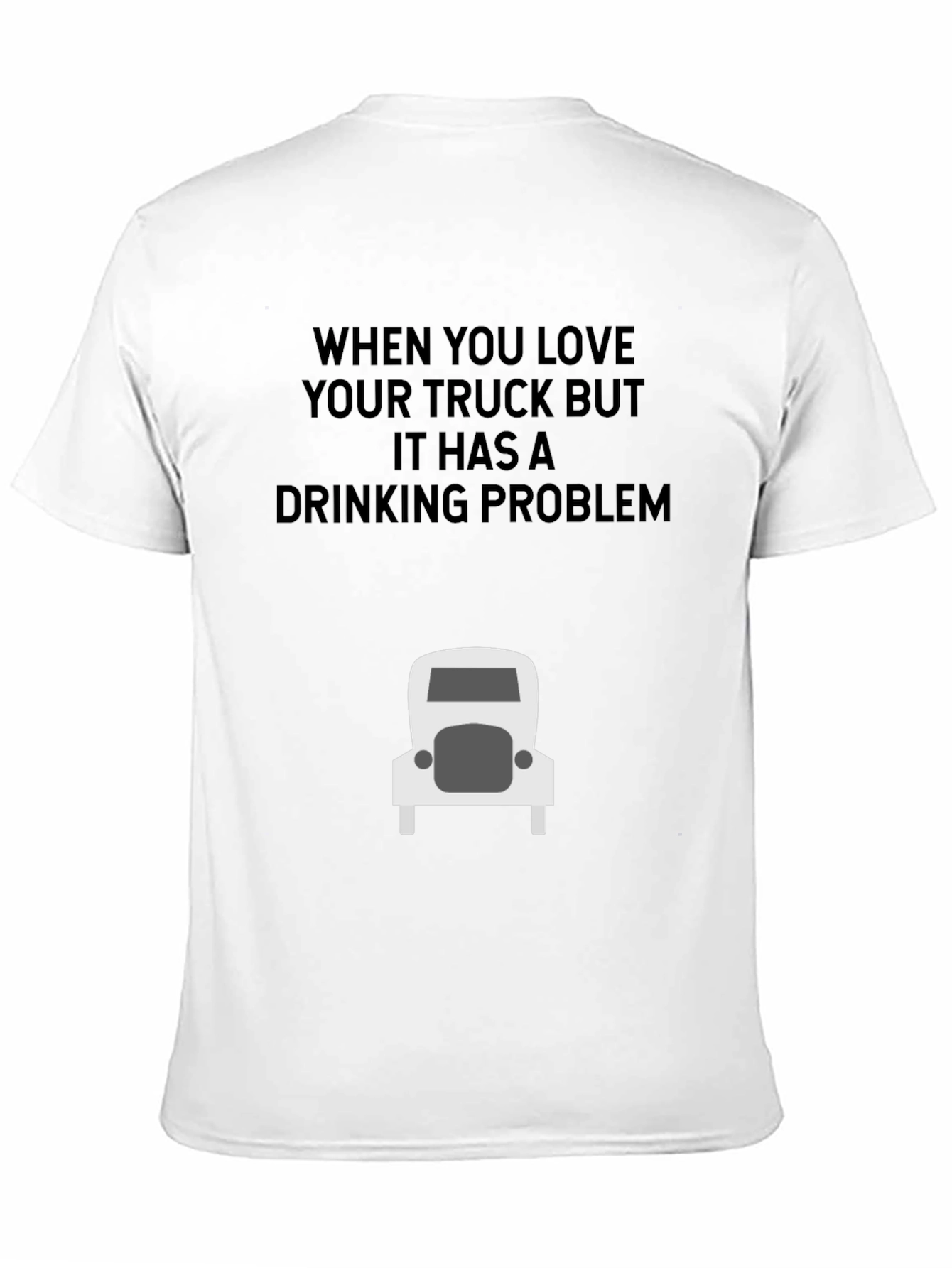 Camiseta Negra: Amo Mi Camión Bebedor