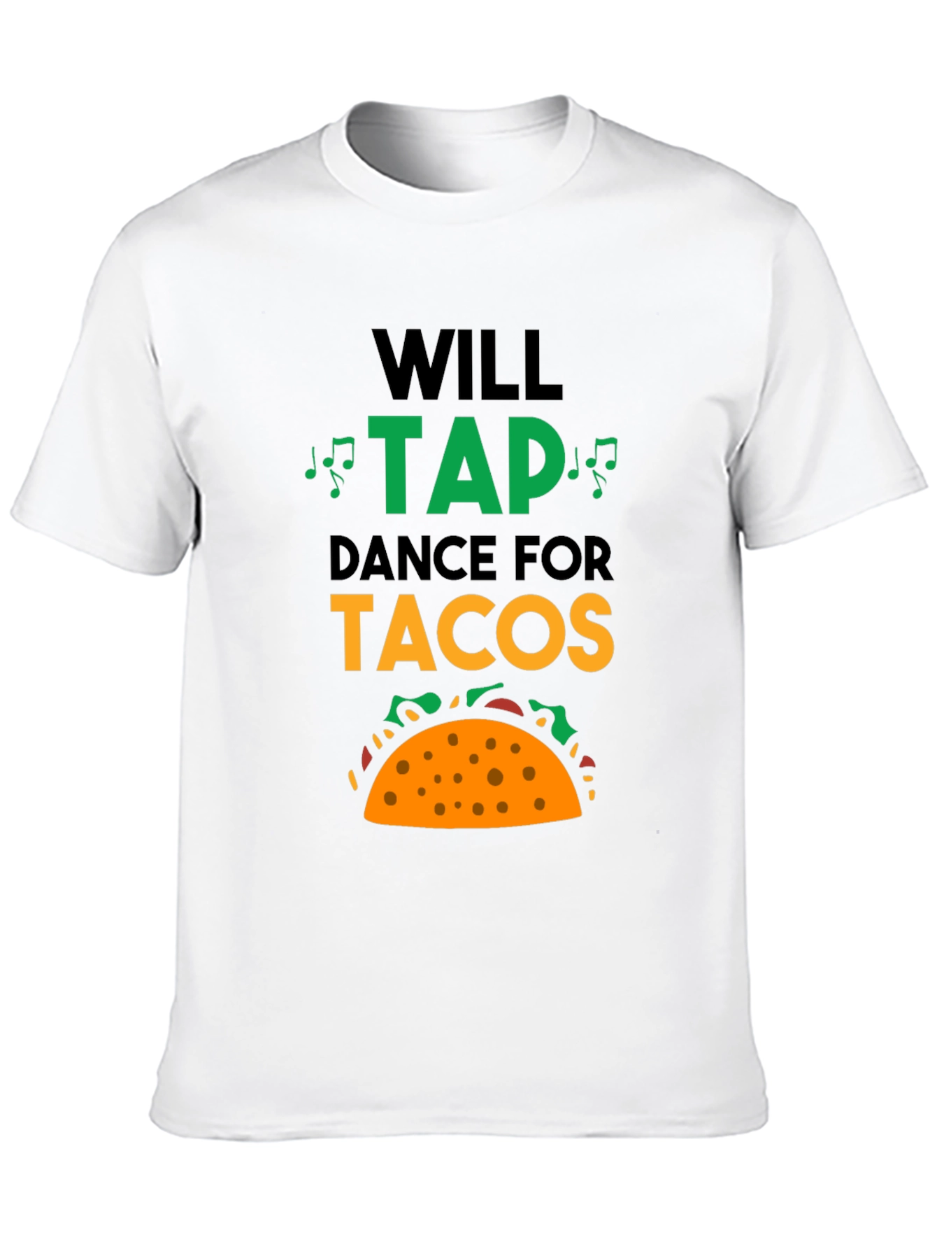 Camiseta Negra Tap Dance For Tacos