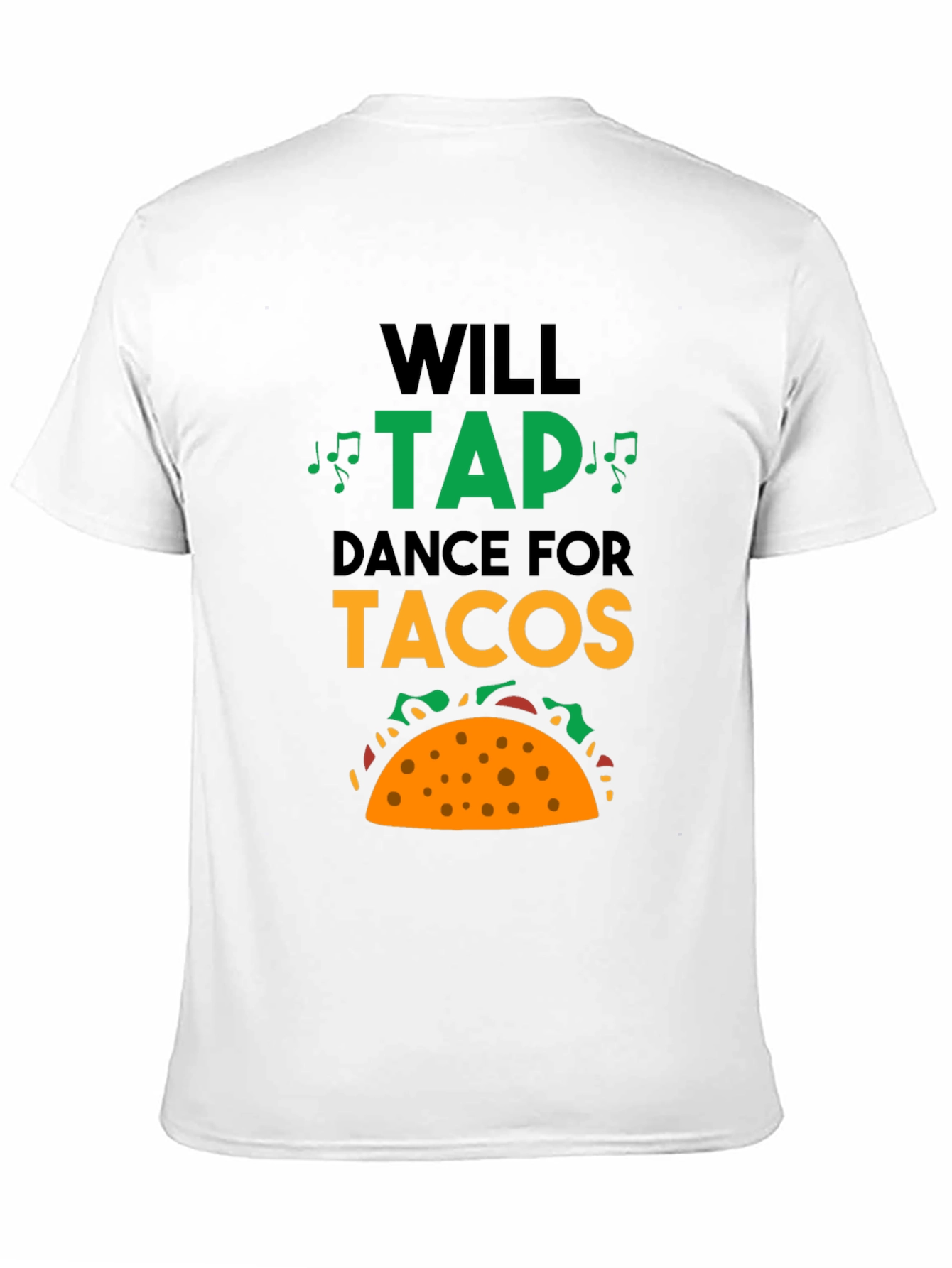 Camiseta Negra Tap Dance For Tacos