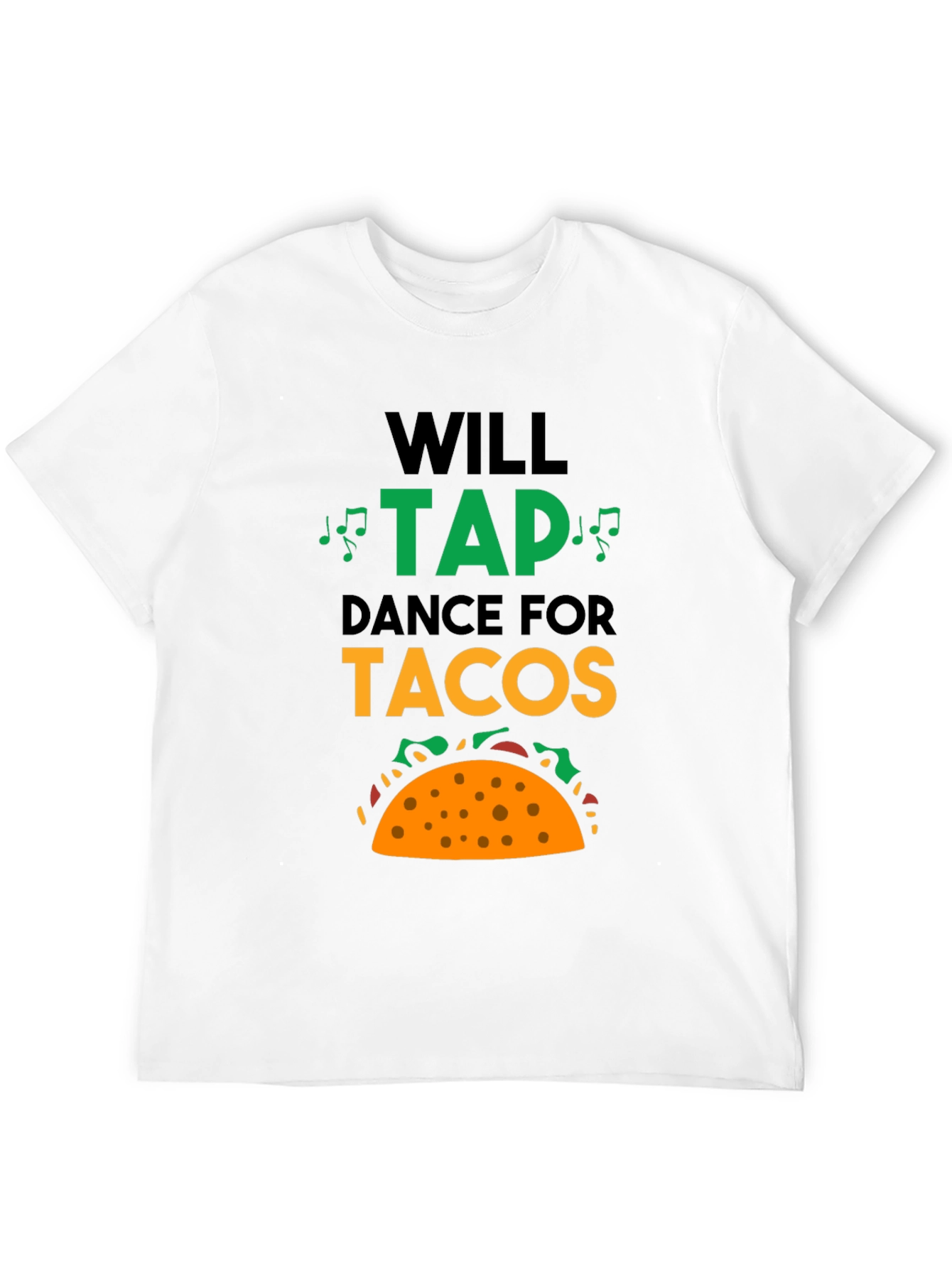 Camiseta Negra Tap Dance For Tacos
