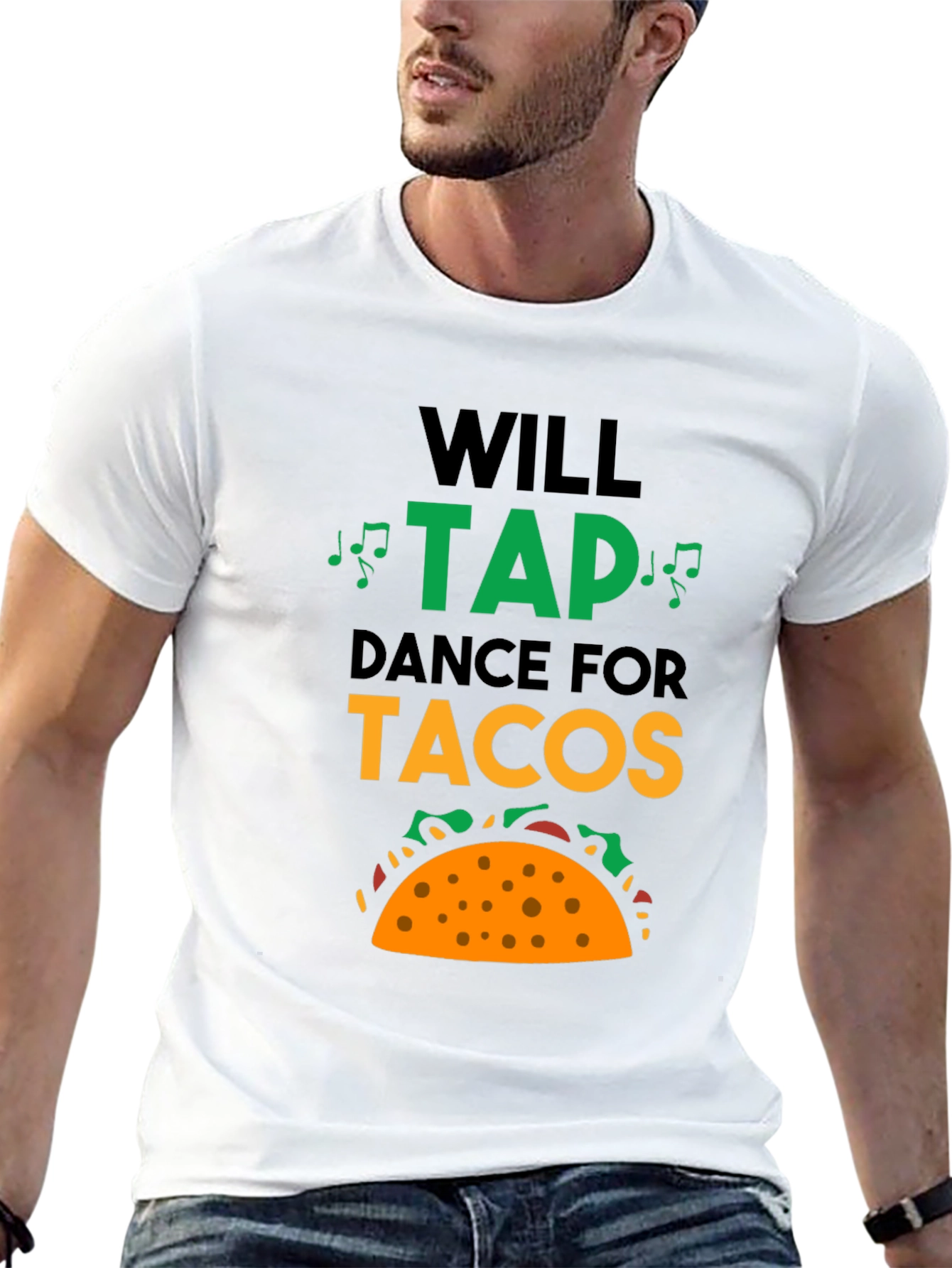 Camiseta Negra Tap Dance For Tacos