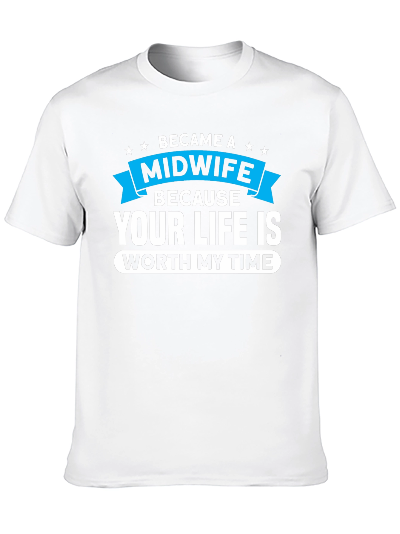 Camiseta Negra: Midwife - Tu Vida Vale Mi Tiempo