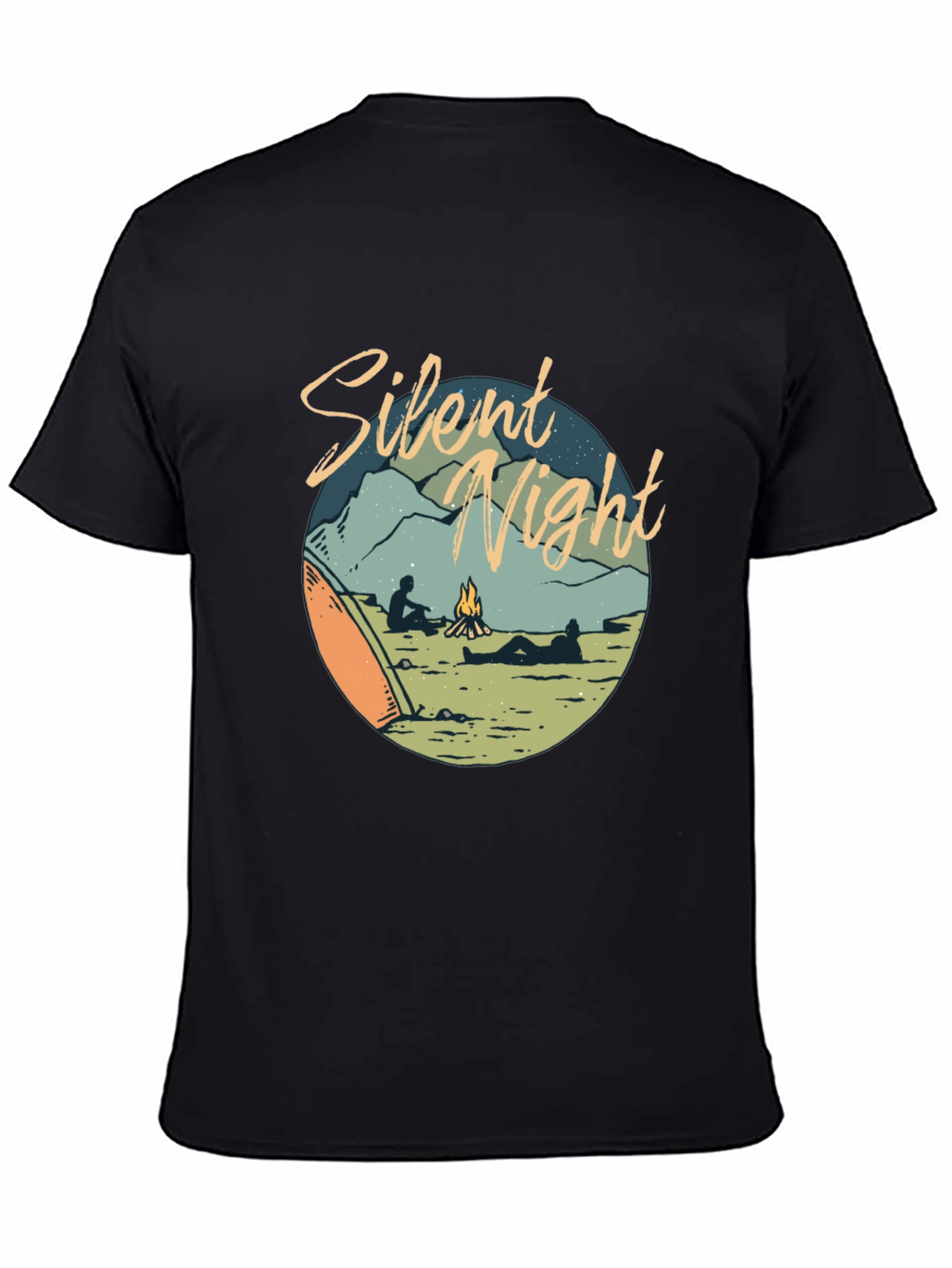 Camiseta Noche Silenciosa Camping