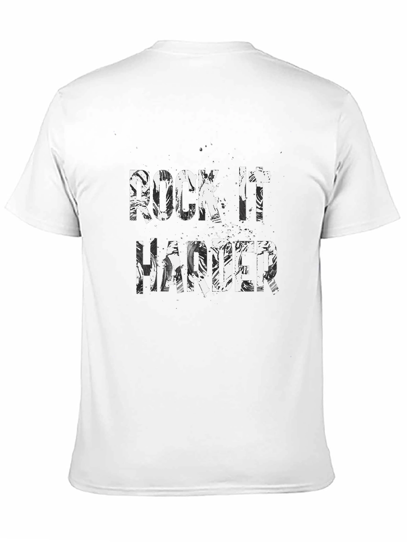 Camiseta Negra Rock It Harder para Hombre