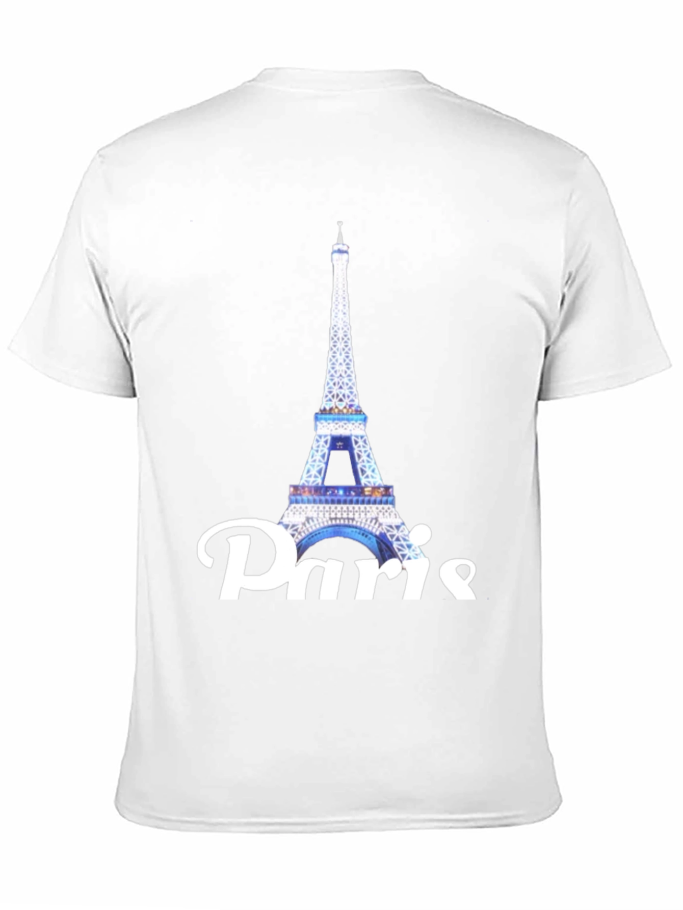 Camiseta Negra Torre Eiffel Paris