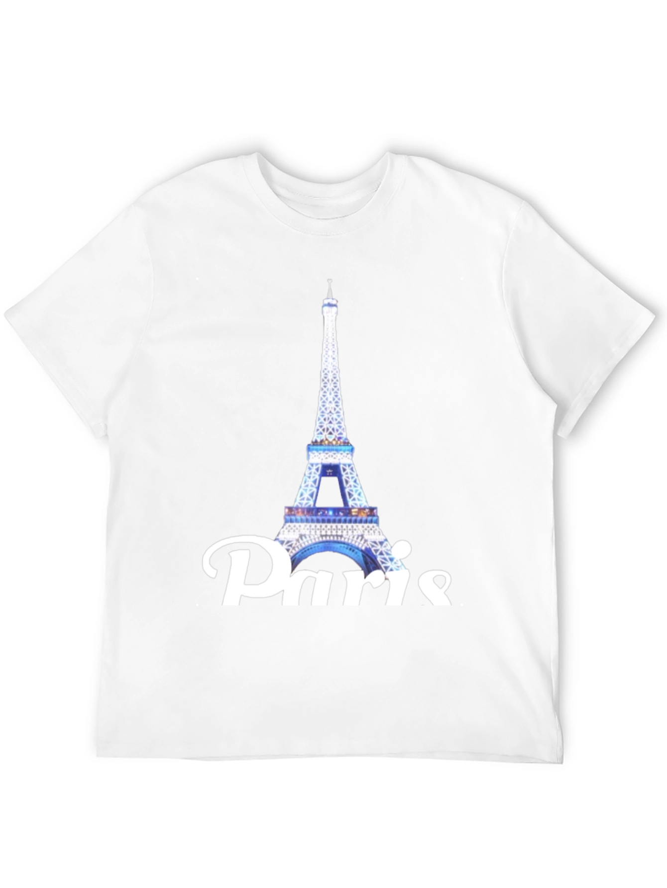 Camiseta Negra Torre Eiffel Paris