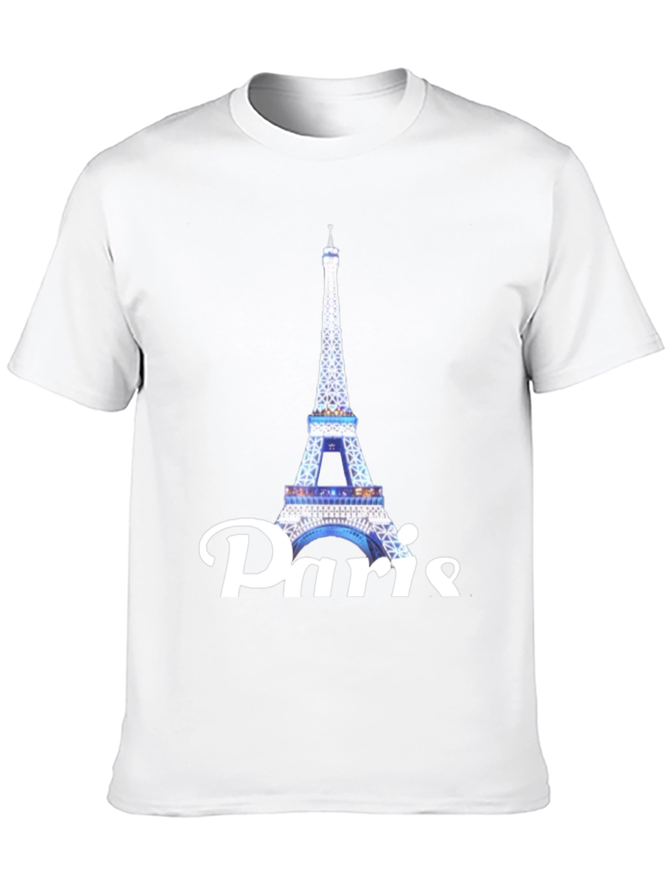 Camiseta Negra Torre Eiffel Paris
