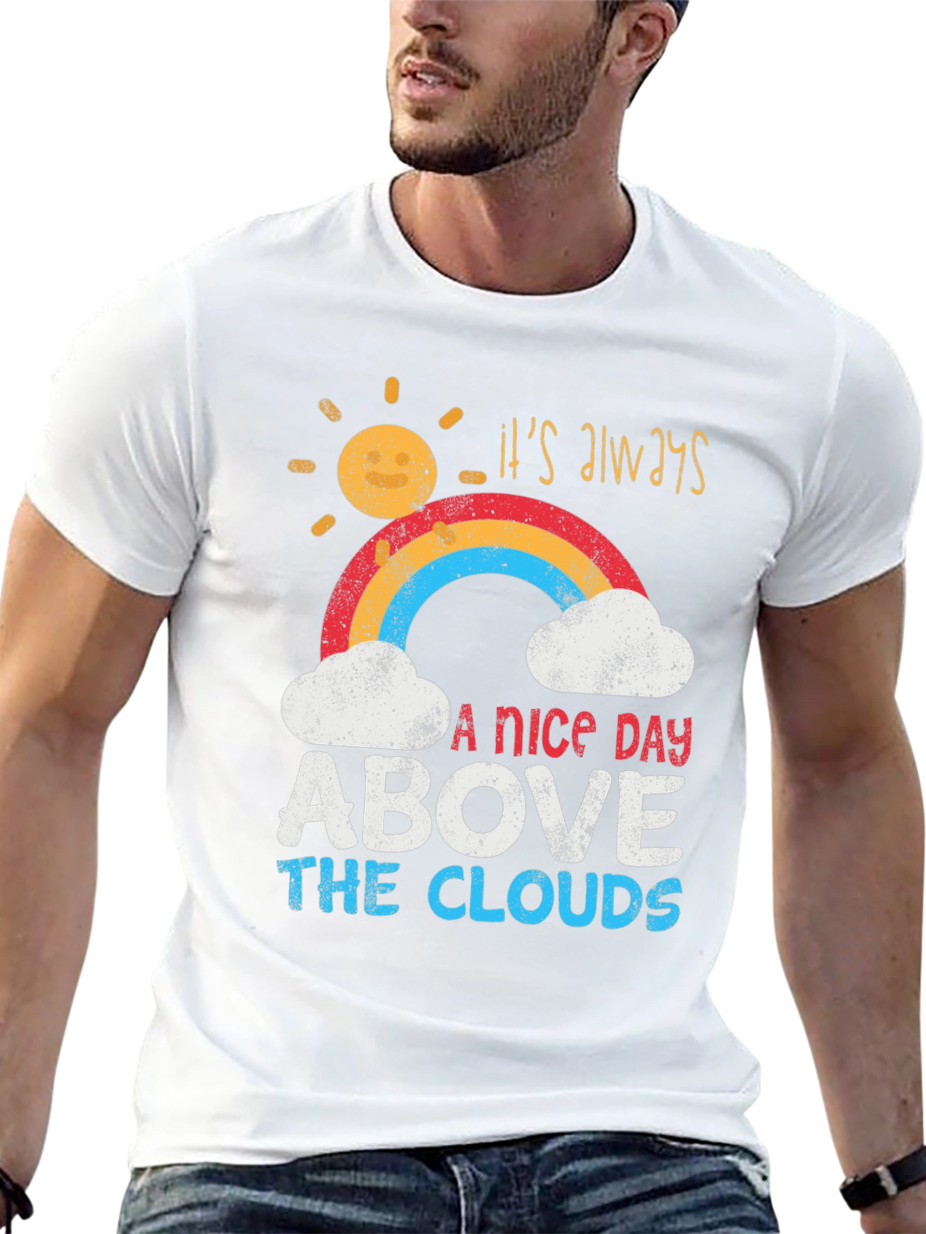 Camiseta Its Always A Nice Day Above The Clouds