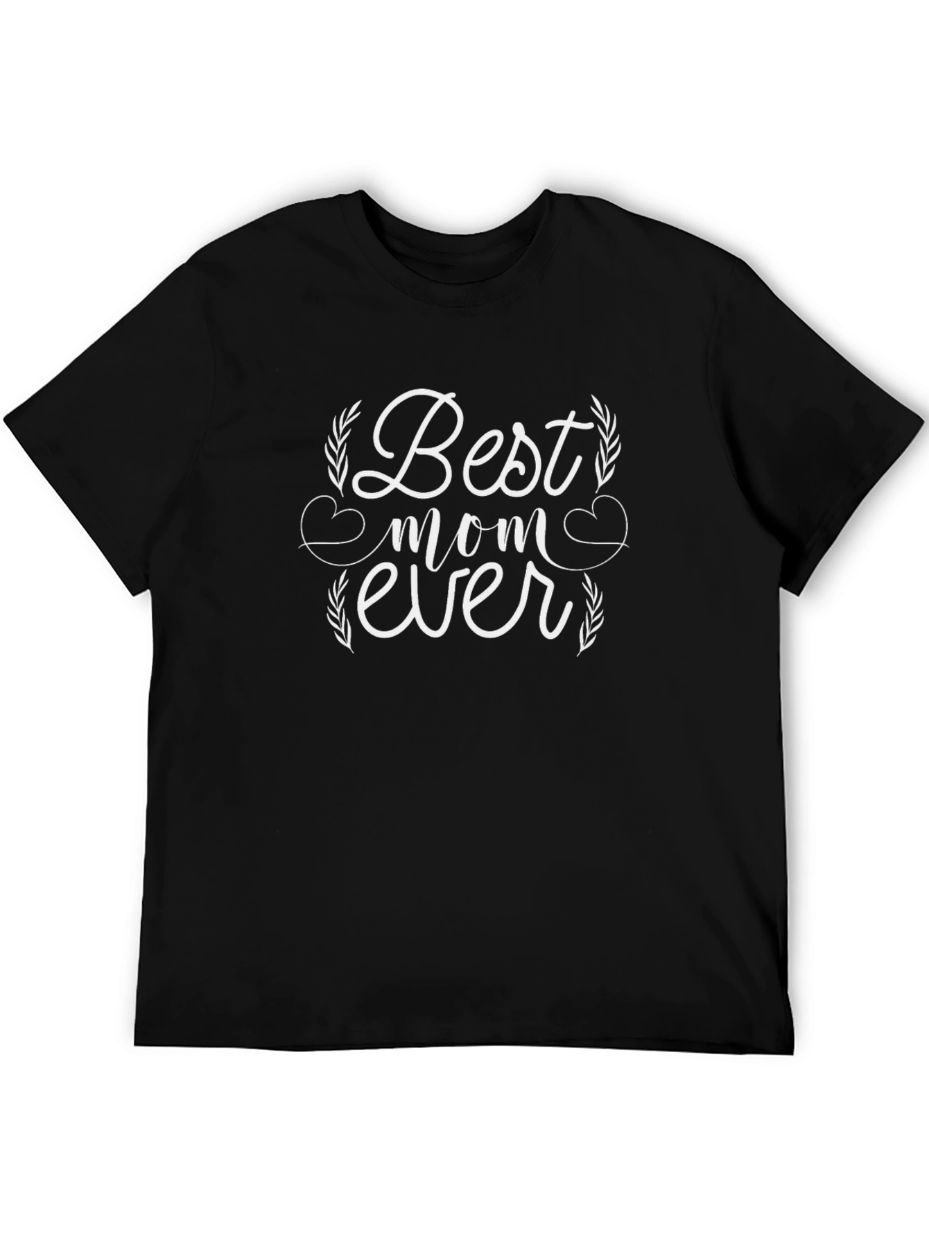 Camiseta Negra Best Mom Ever para Hombre