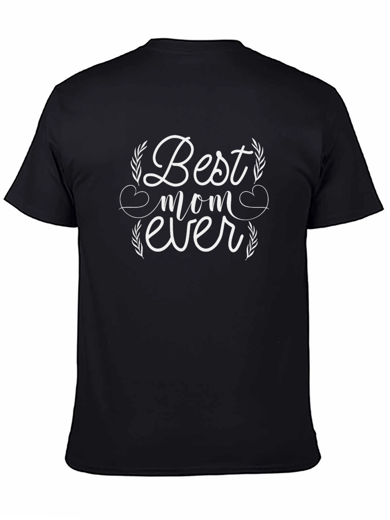 Camiseta Negra Best Mom Ever para Hombre