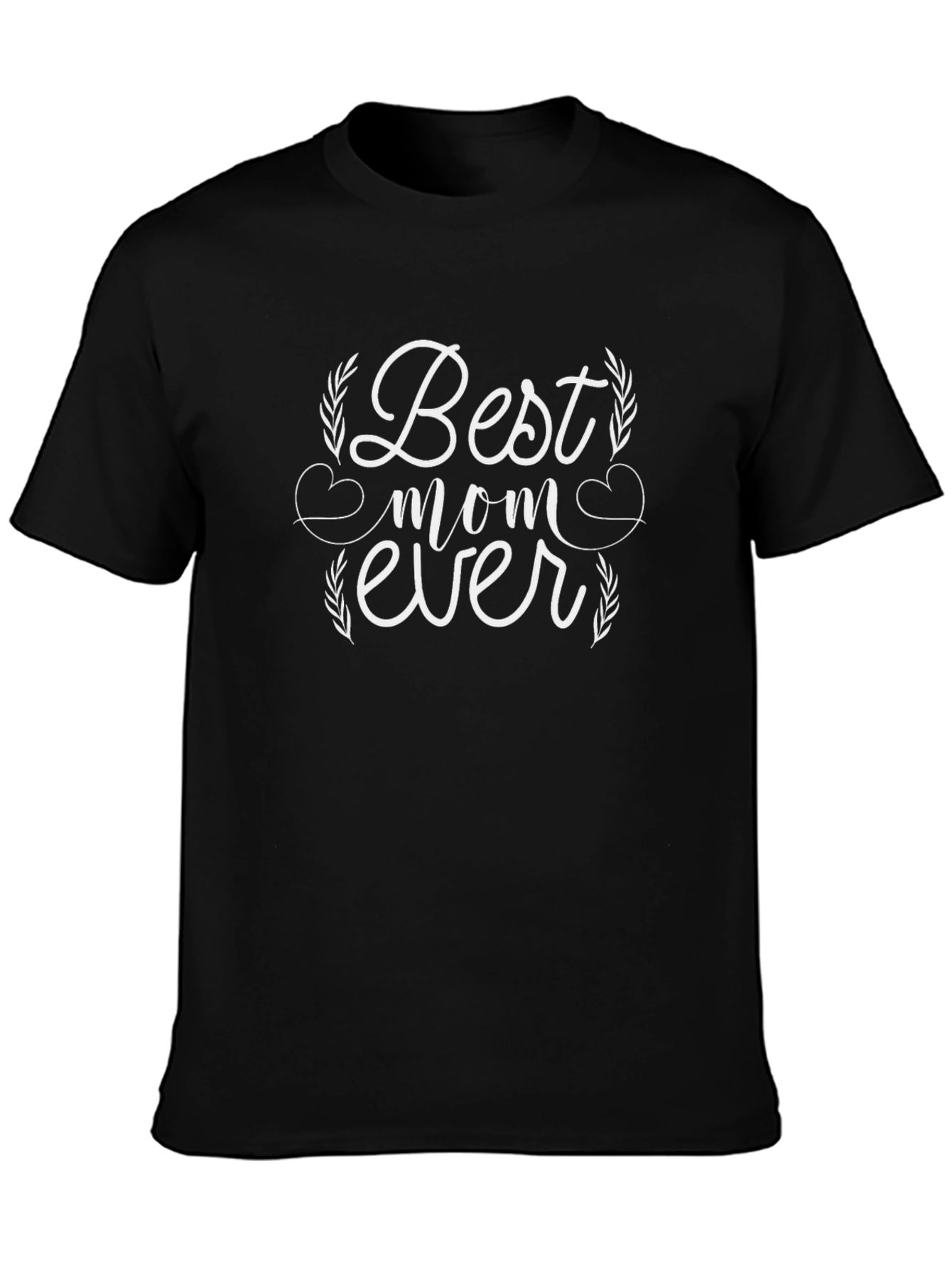Camiseta Negra Best Mom Ever para Hombre