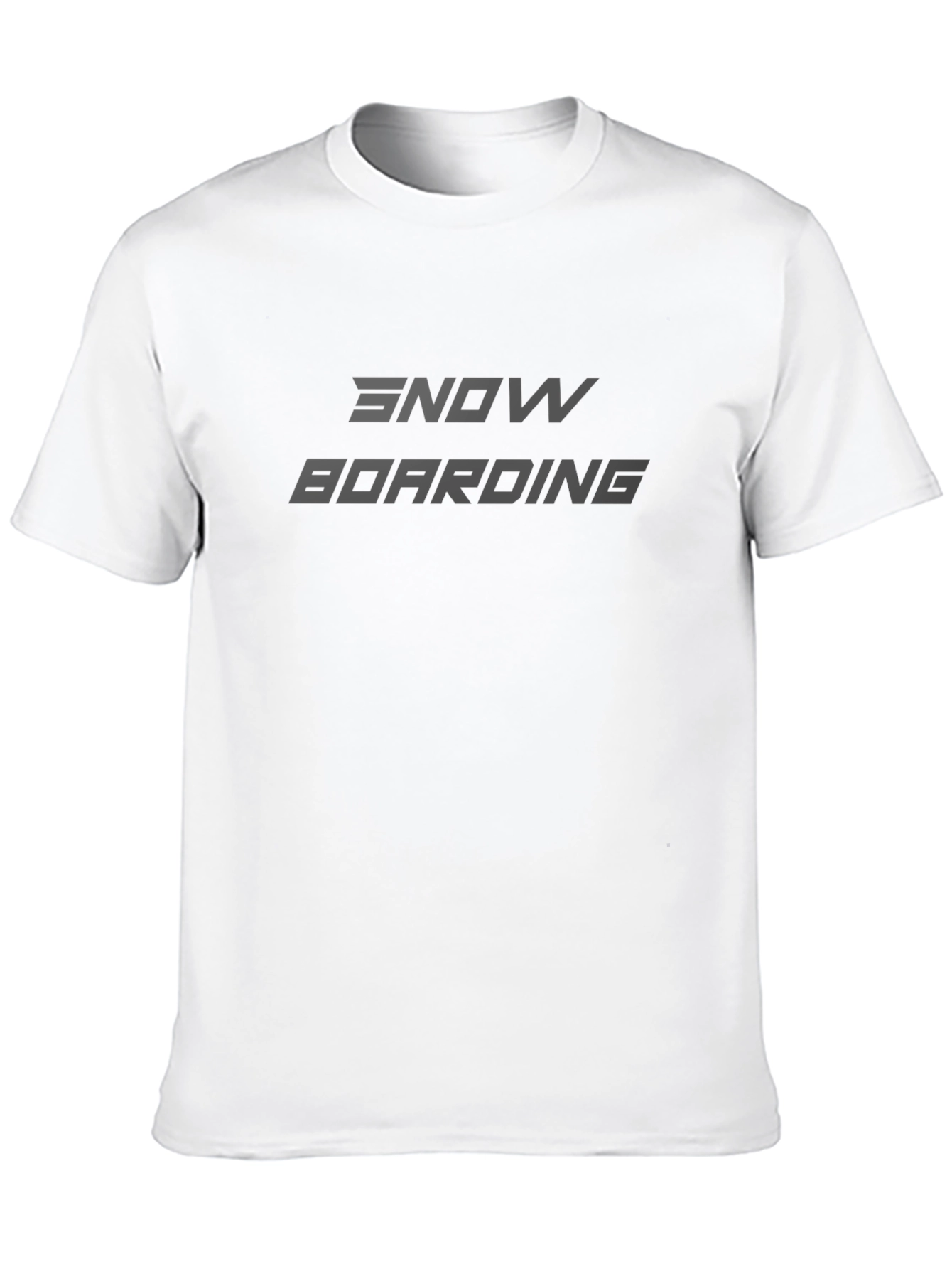 Camiseta Negra Snowboarding - Estilo Casual