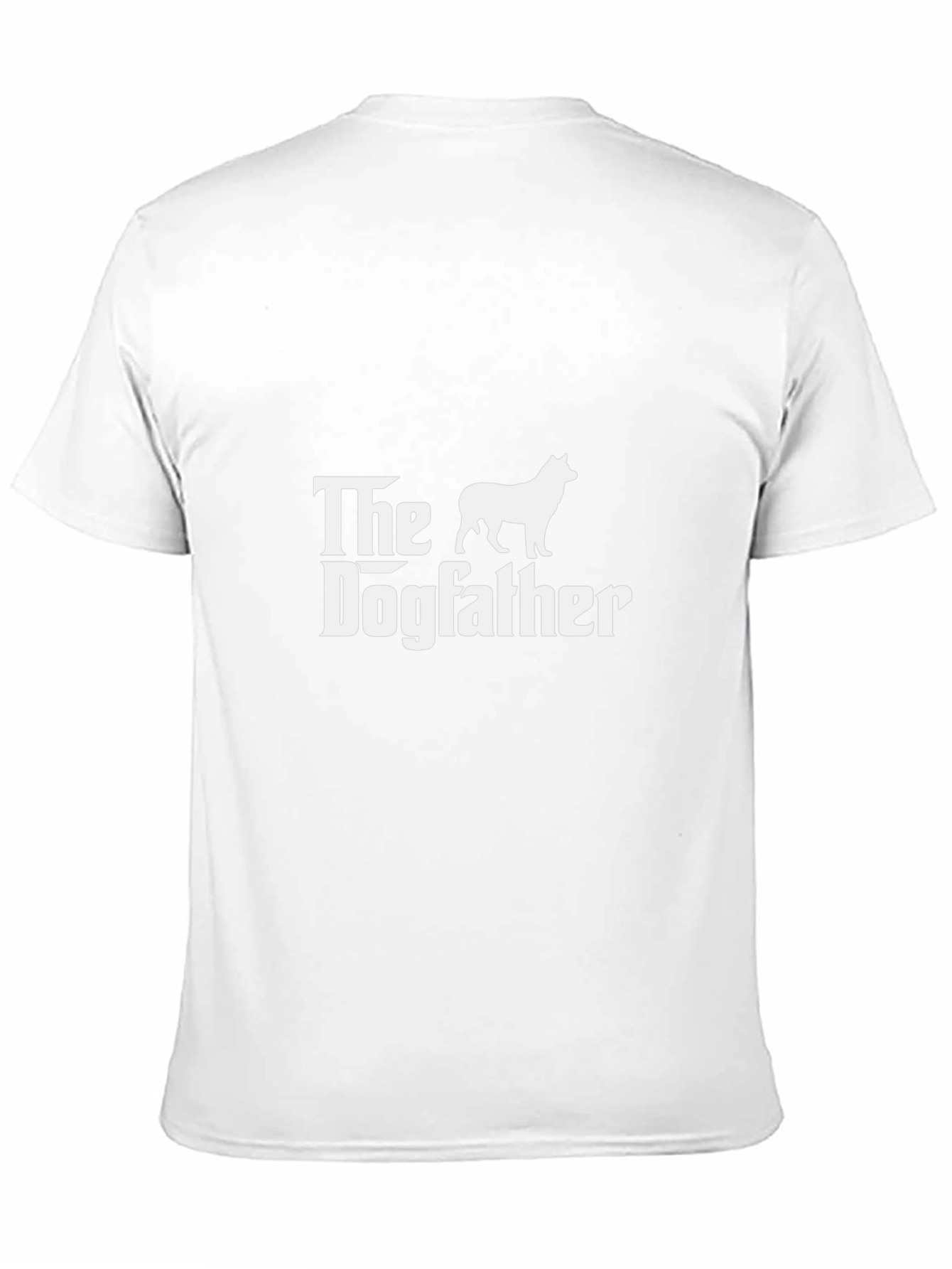 Camiseta Negra The Dogfather para Amantes de Perros