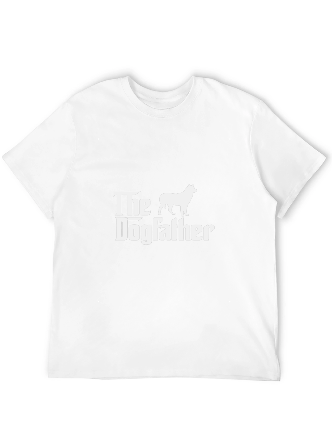 Camiseta Negra The Dogfather para Amantes de Perros