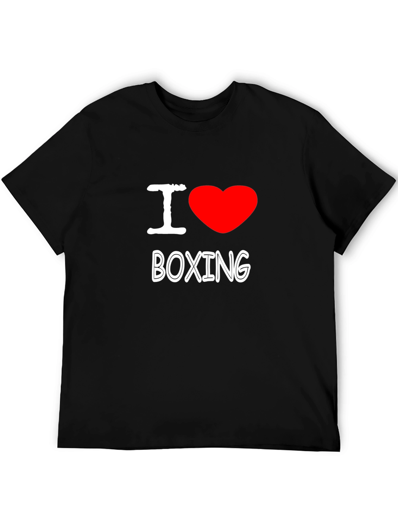 Camiseta Negra Amo el Boxeo