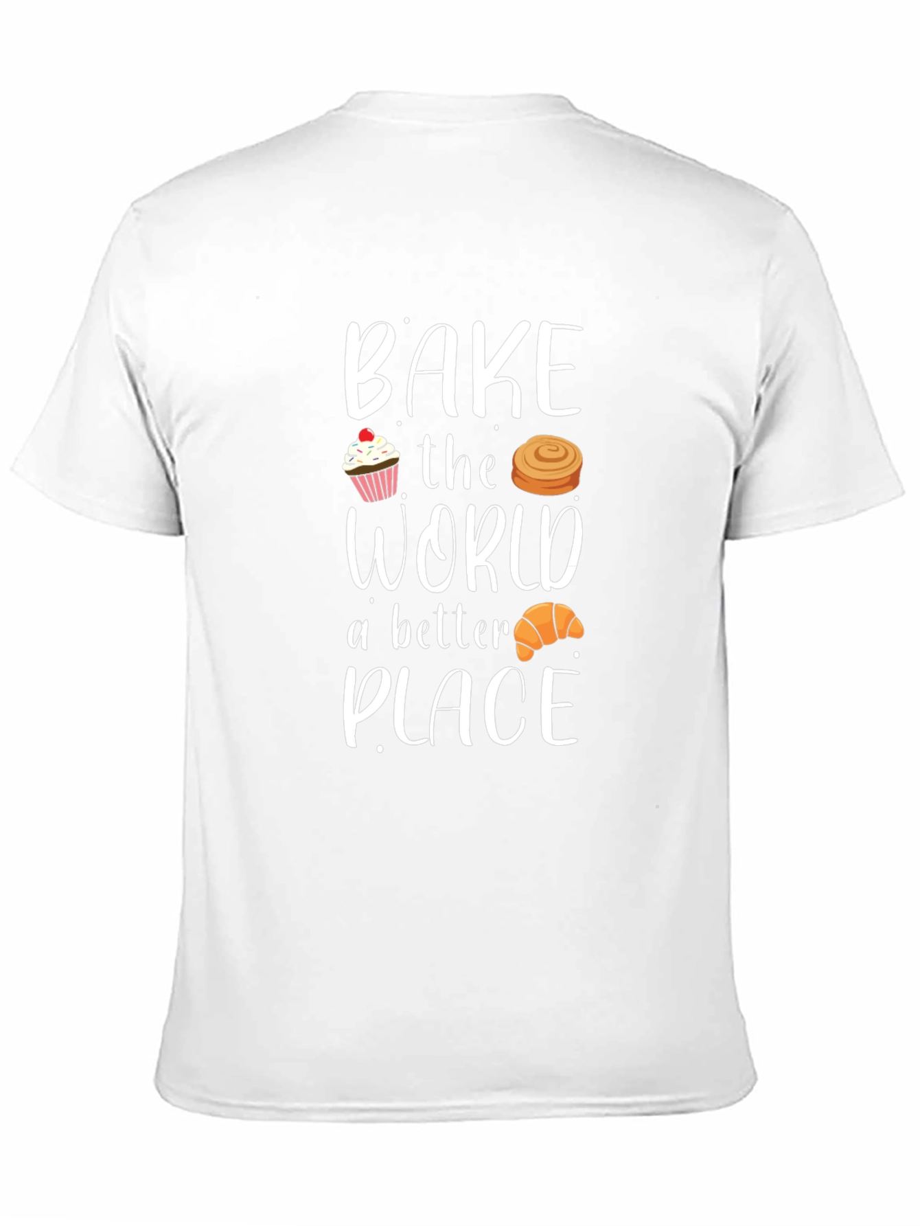 Camiseta Negra Bake the World a Better Place